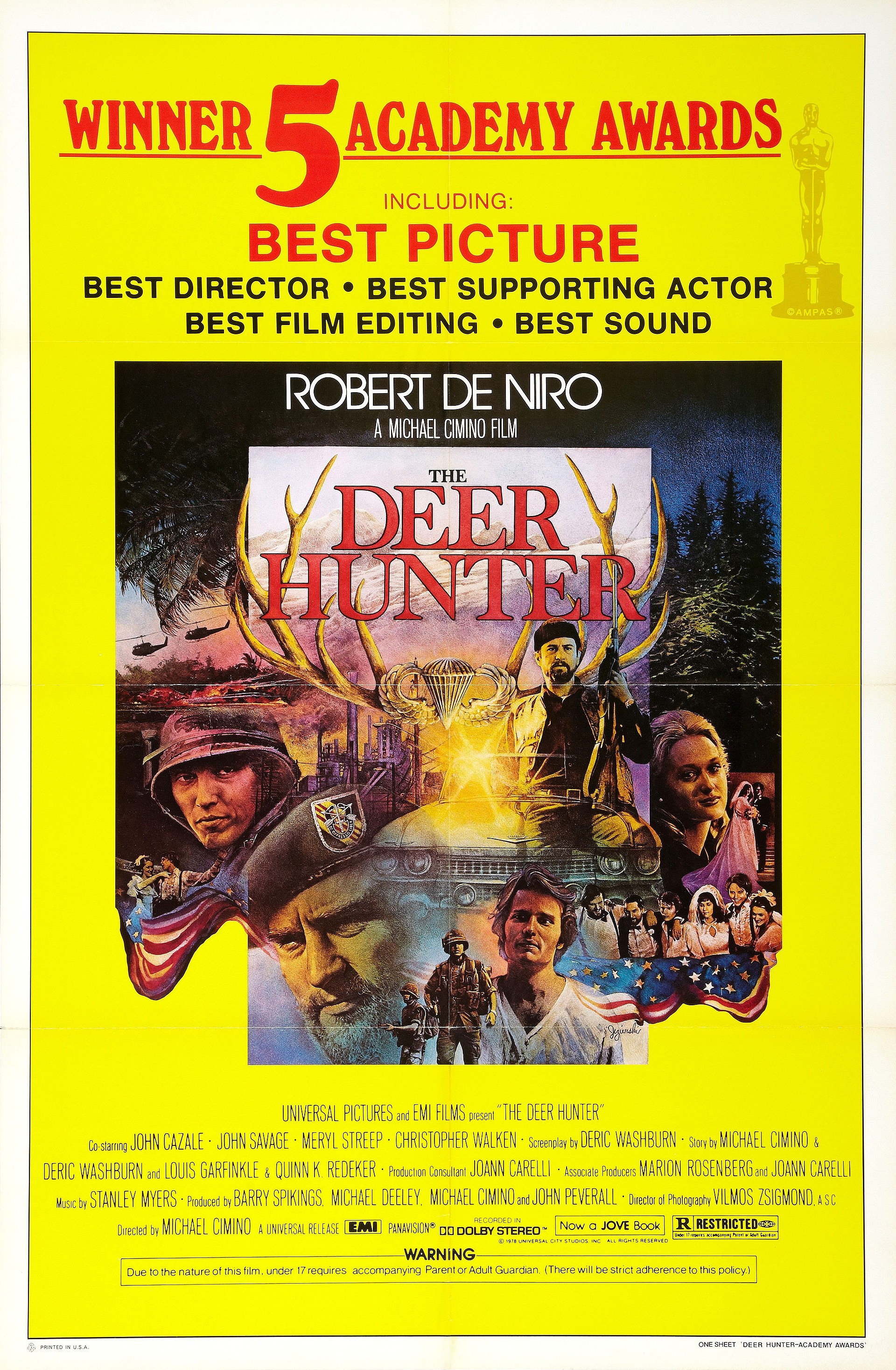 Mega Sized Movie Poster Image for The Deer Hunter (#2 of 6)