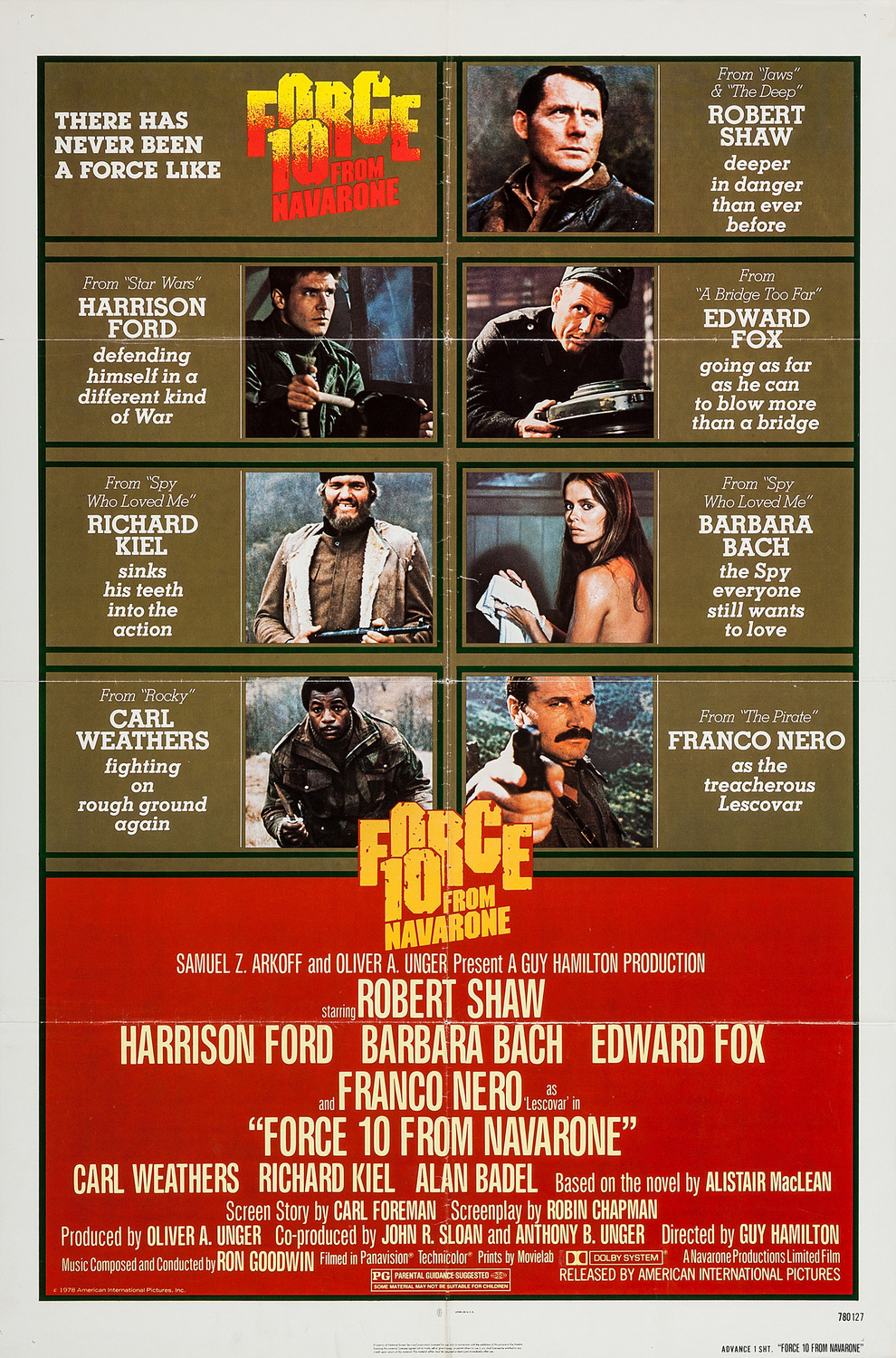 Extra Large Movie Poster Image for Force 10 From Navarone (#1 of 3)