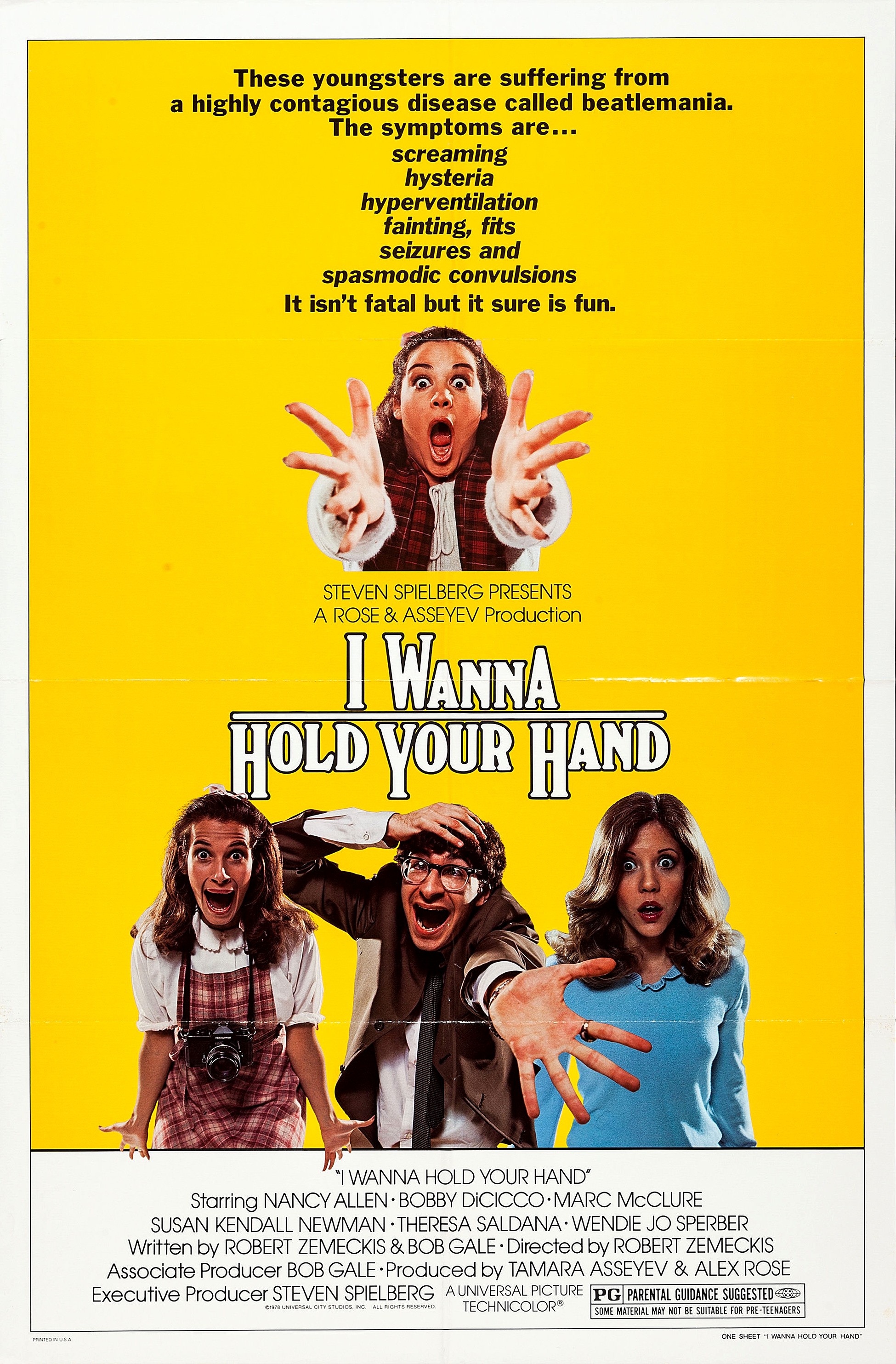 Mega Sized Movie Poster Image for I Wanna Hold Your Hand 