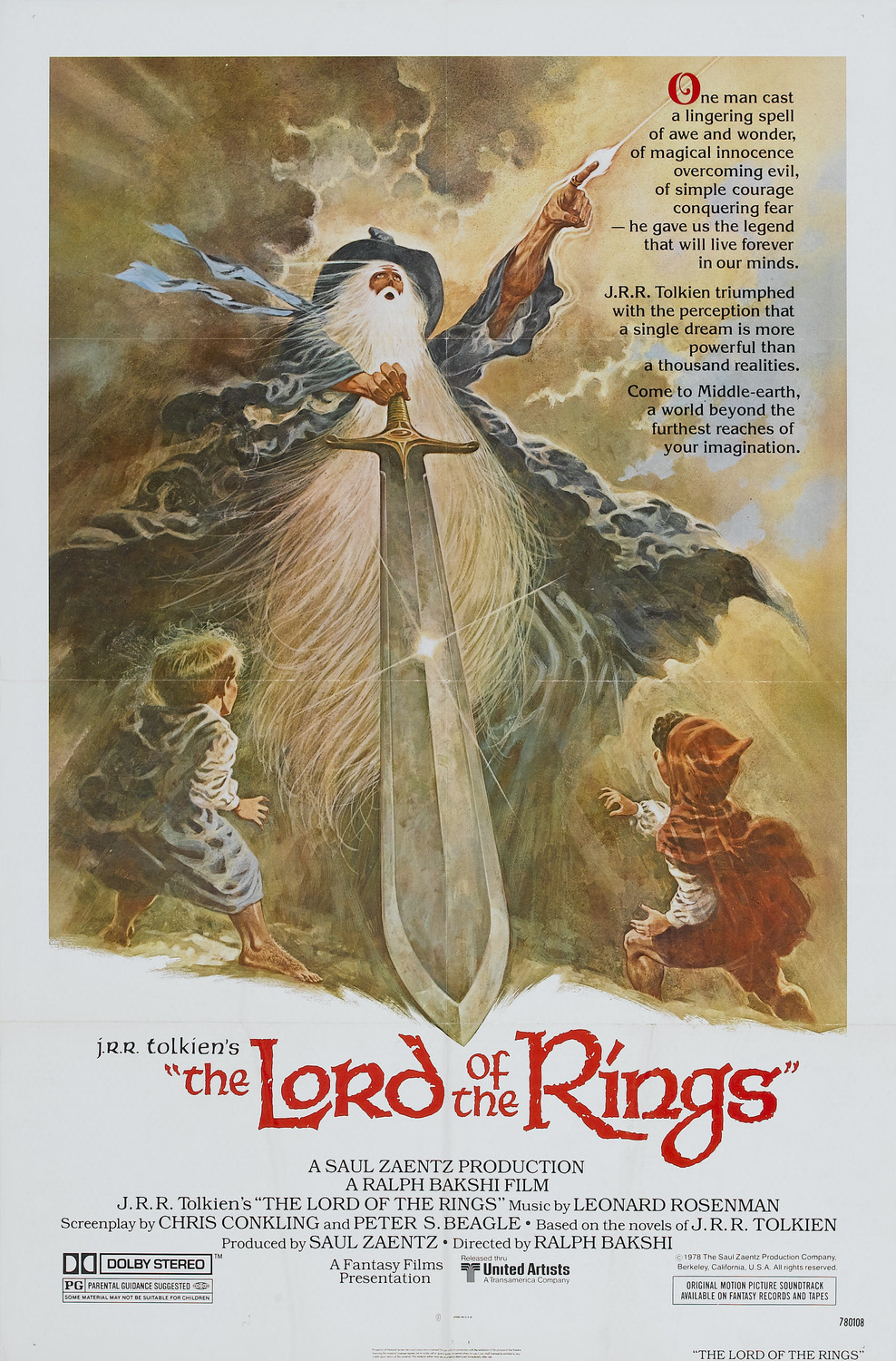 Extra Large Movie Poster Image for The Lord of the Rings (#1 of 2)