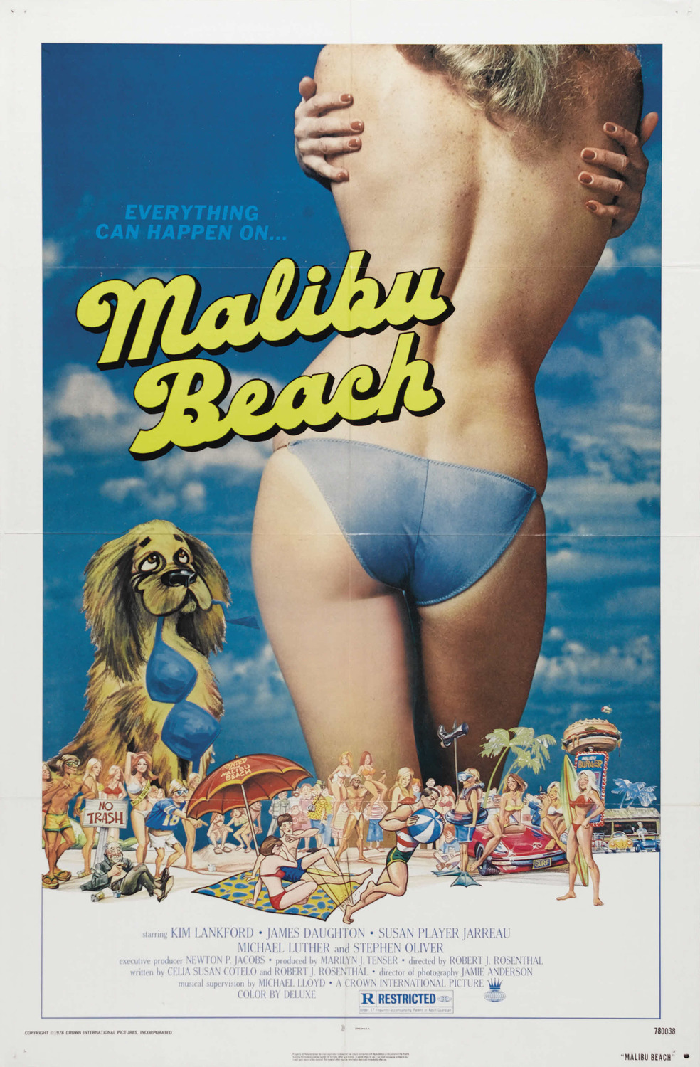 Extra Large Movie Poster Image for Malibu Beach 