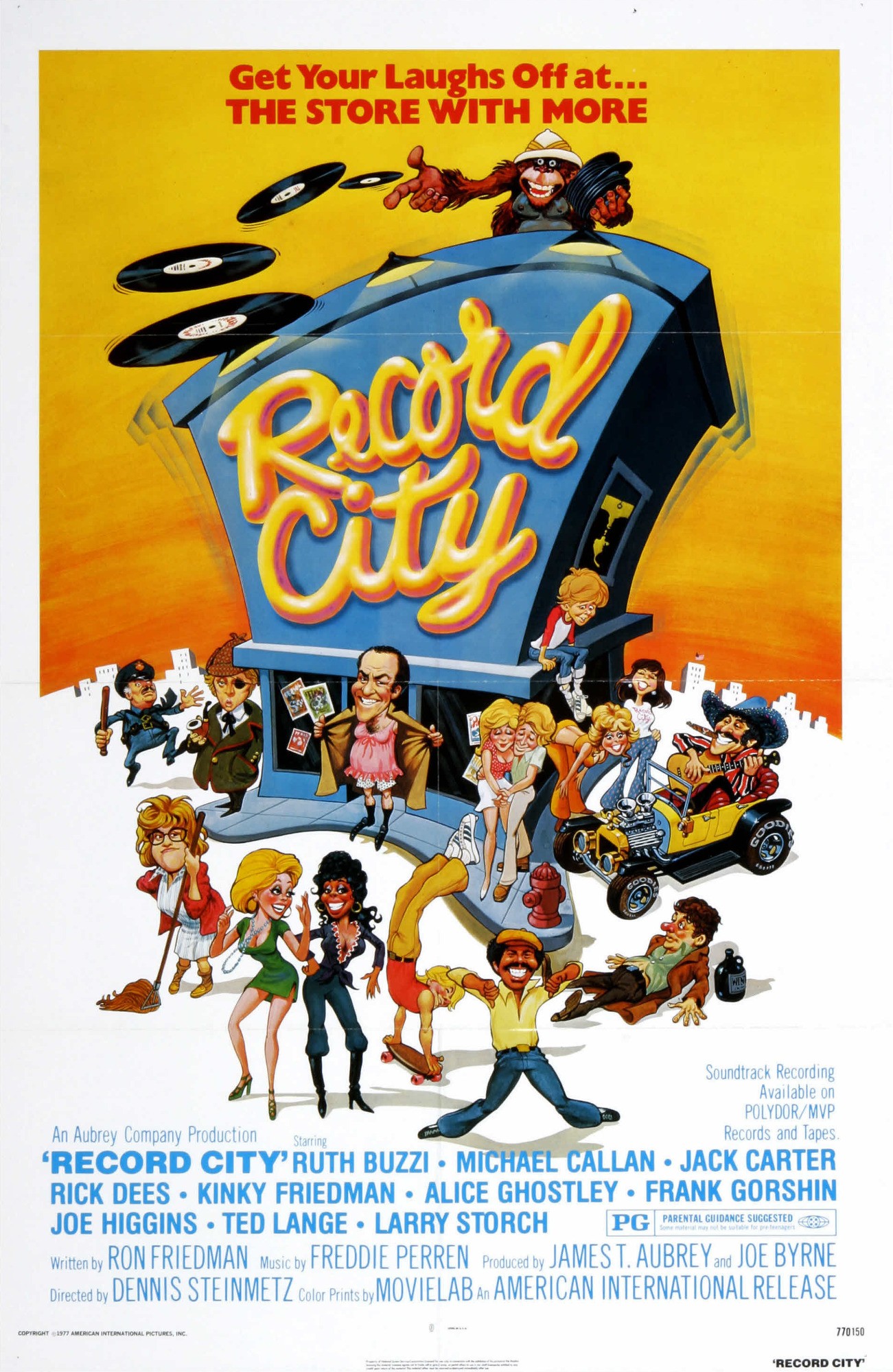 Mega Sized Movie Poster Image for Record City 