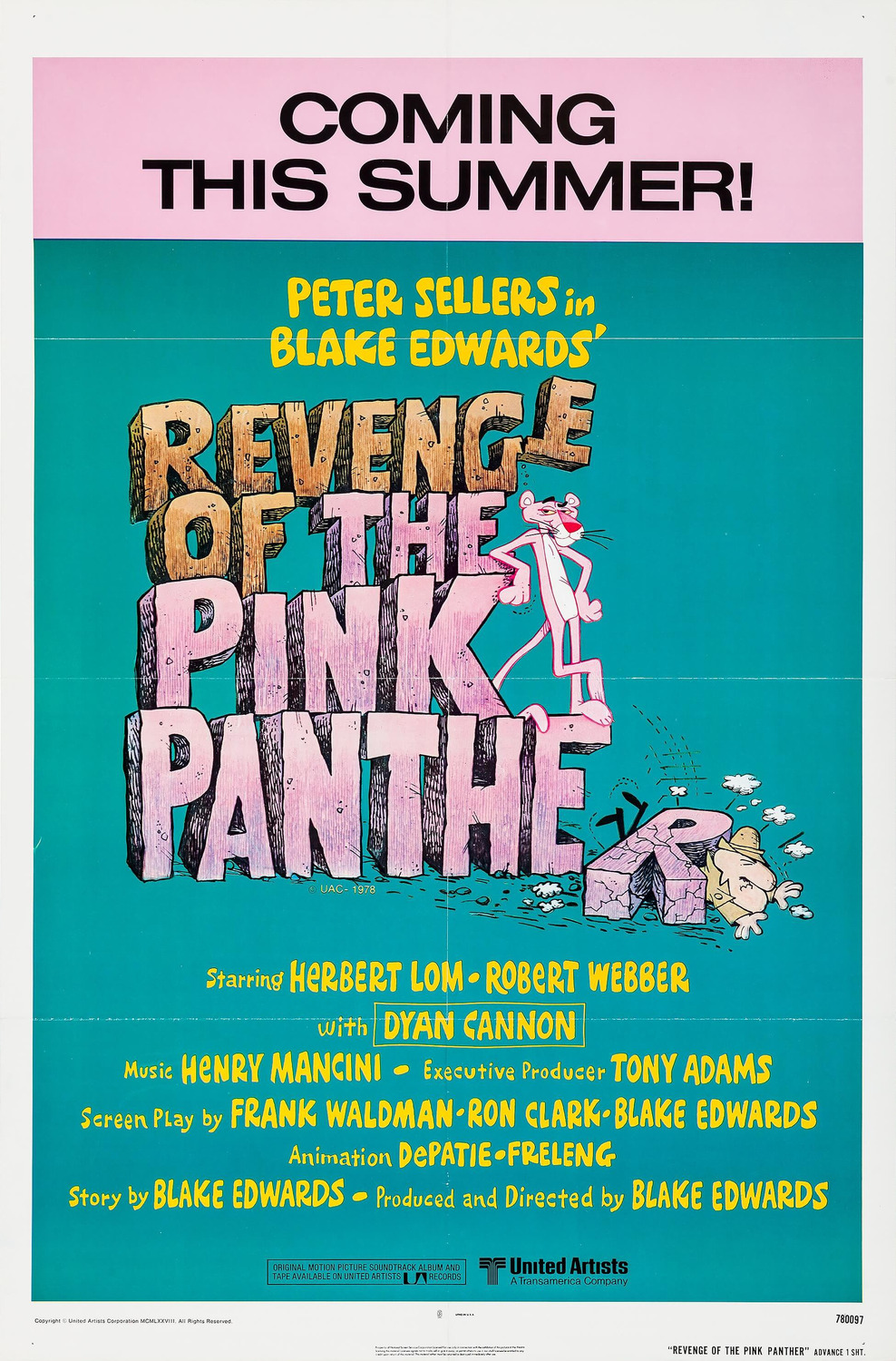 Extra Large Movie Poster Image for Revenge of the Pink Panther (#3 of 4)