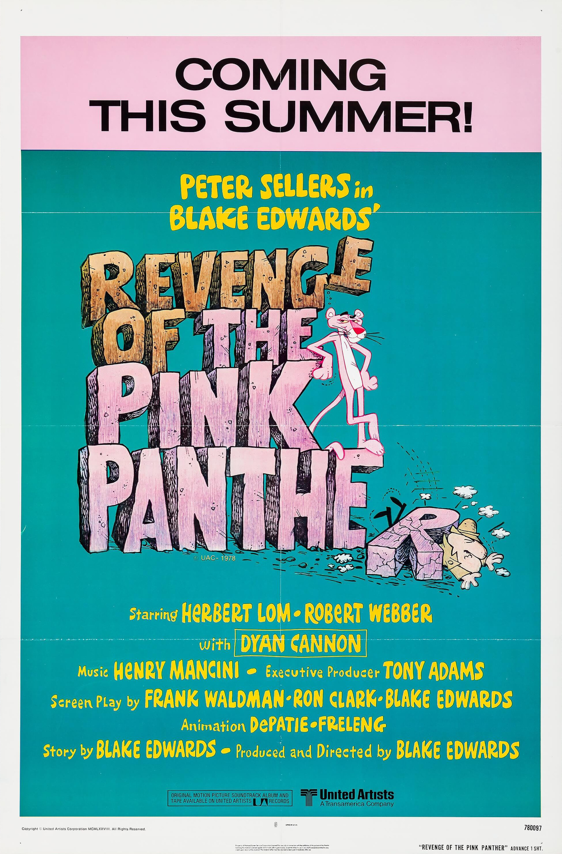 Mega Sized Movie Poster Image for Revenge of the Pink Panther (#3 of 4)