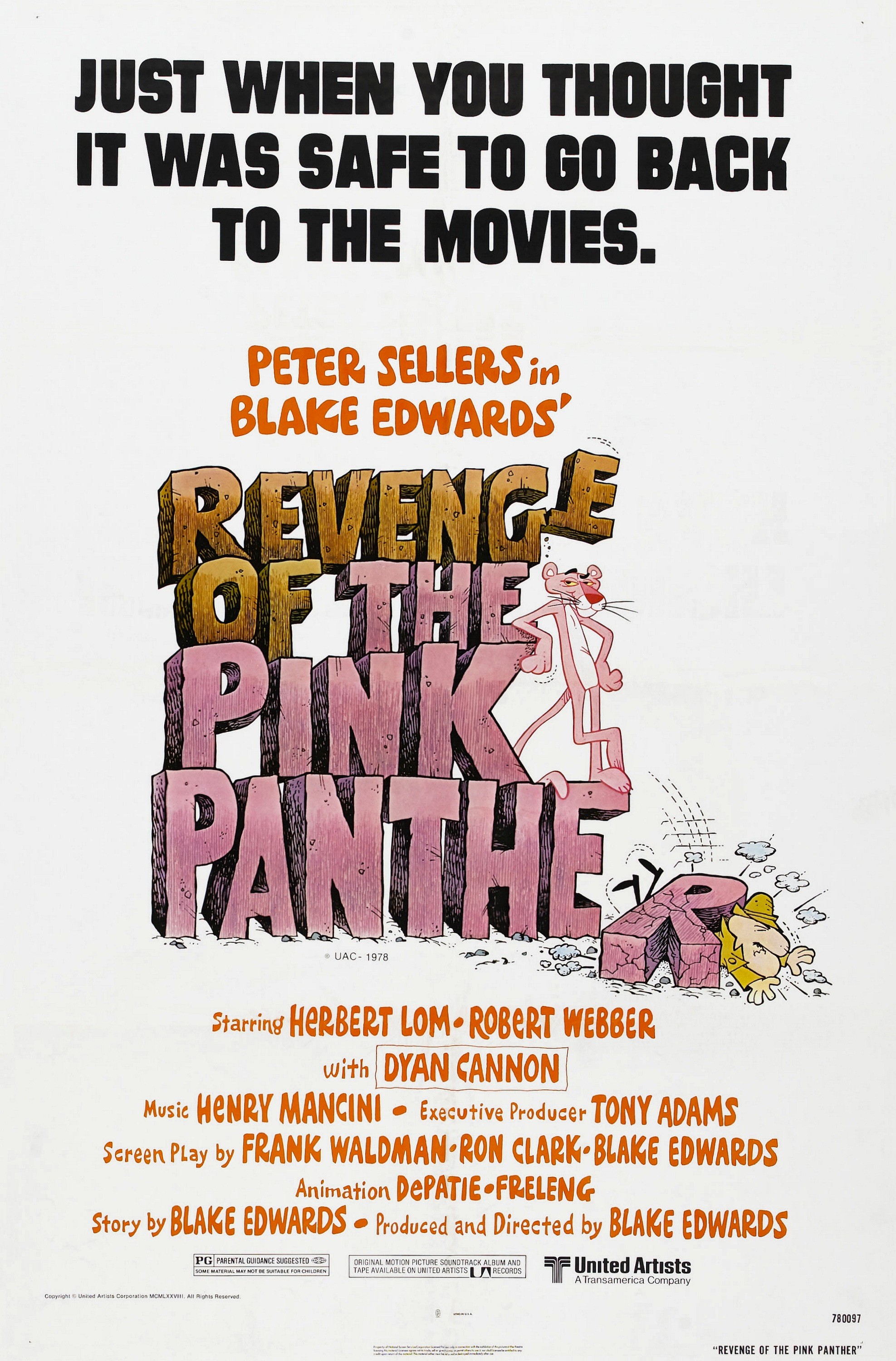 Mega Sized Movie Poster Image for Revenge of the Pink Panther (#1 of 4)