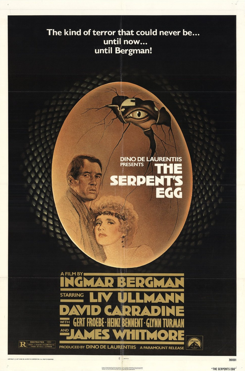 Extra Large Movie Poster Image for The Serpent's Egg 