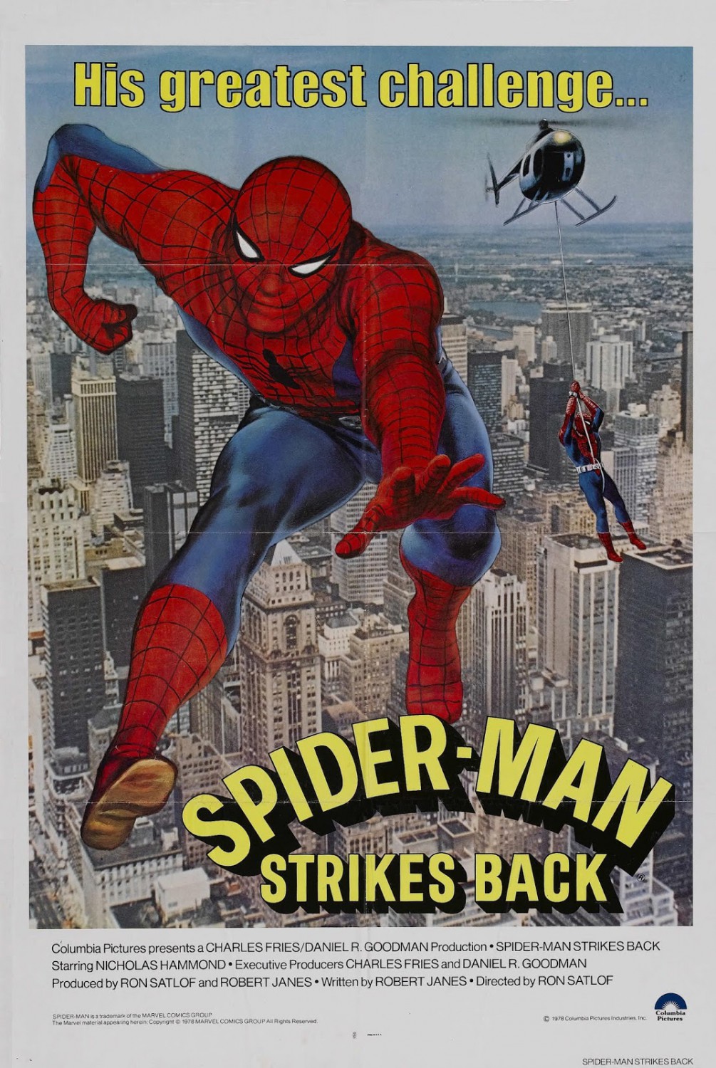 Extra Large Movie Poster Image for Spider-Man Strikes Back 