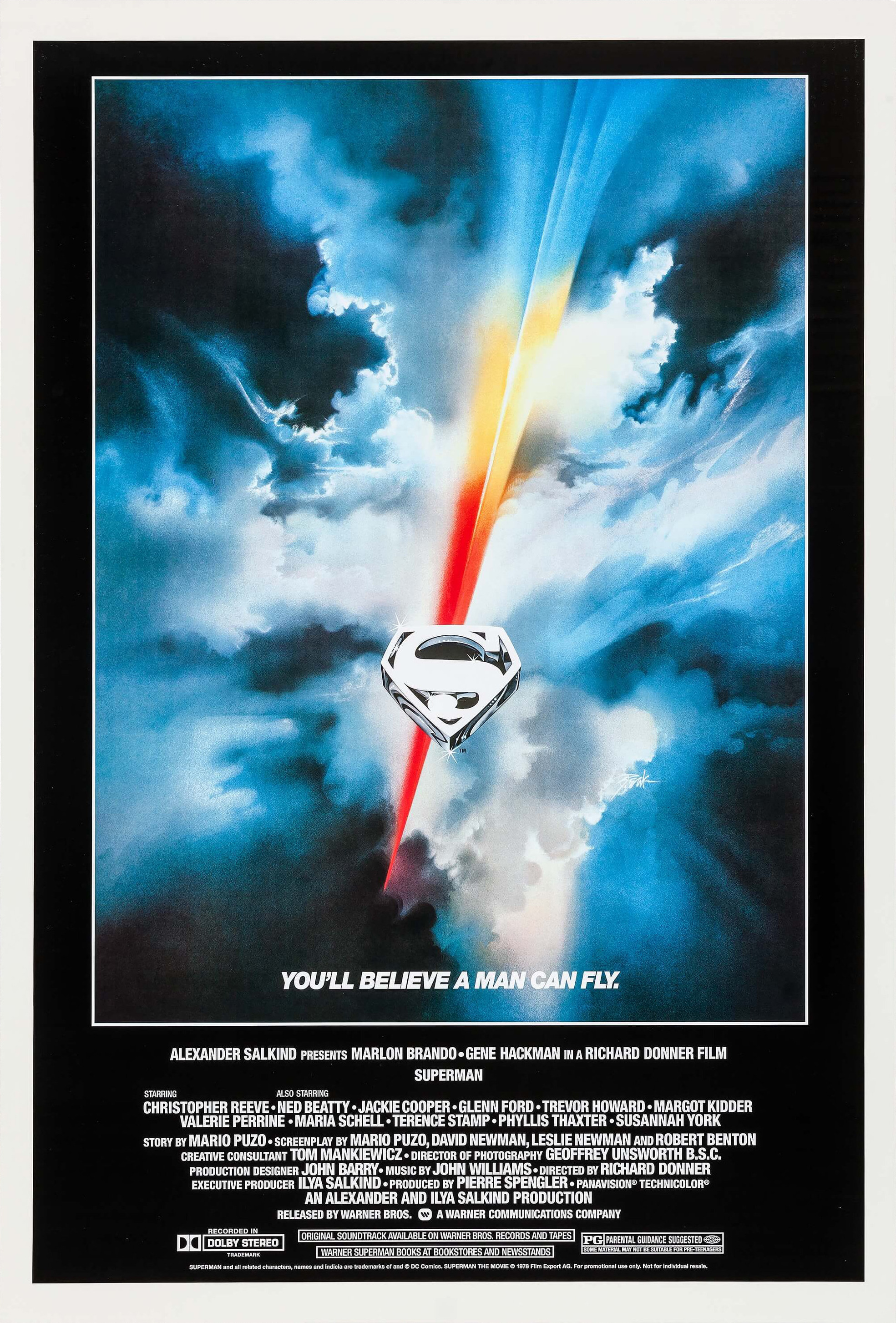 Mega Sized Movie Poster Image for Superman (#1 of 6)
