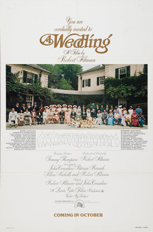 A Wedding Movie Poster