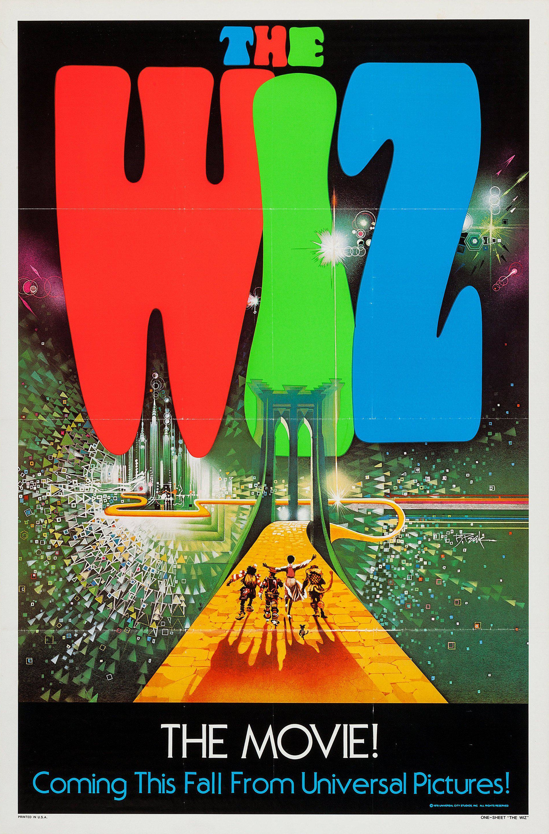 Mega Sized Movie Poster Image for The Wiz (#3 of 3)