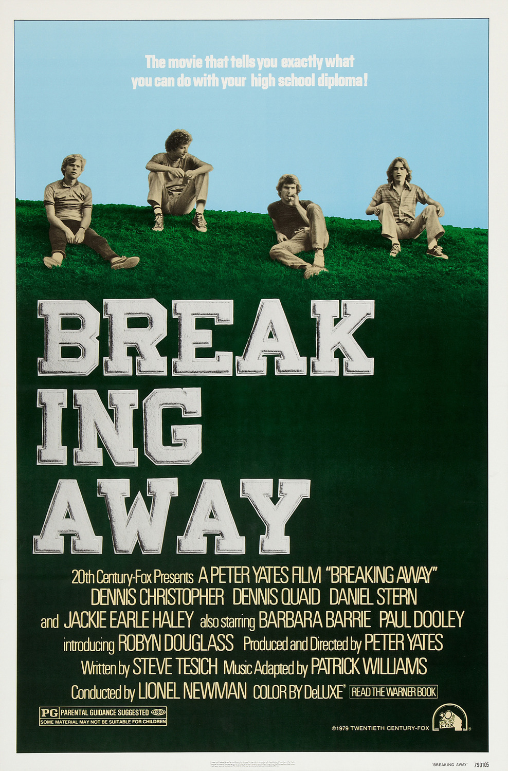 Extra Large Movie Poster Image for Breaking Away 