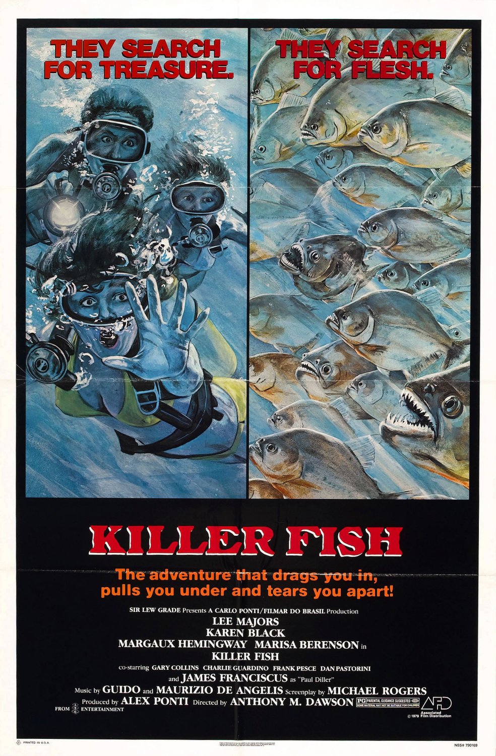 Extra Large Movie Poster Image for Killer Fish 
