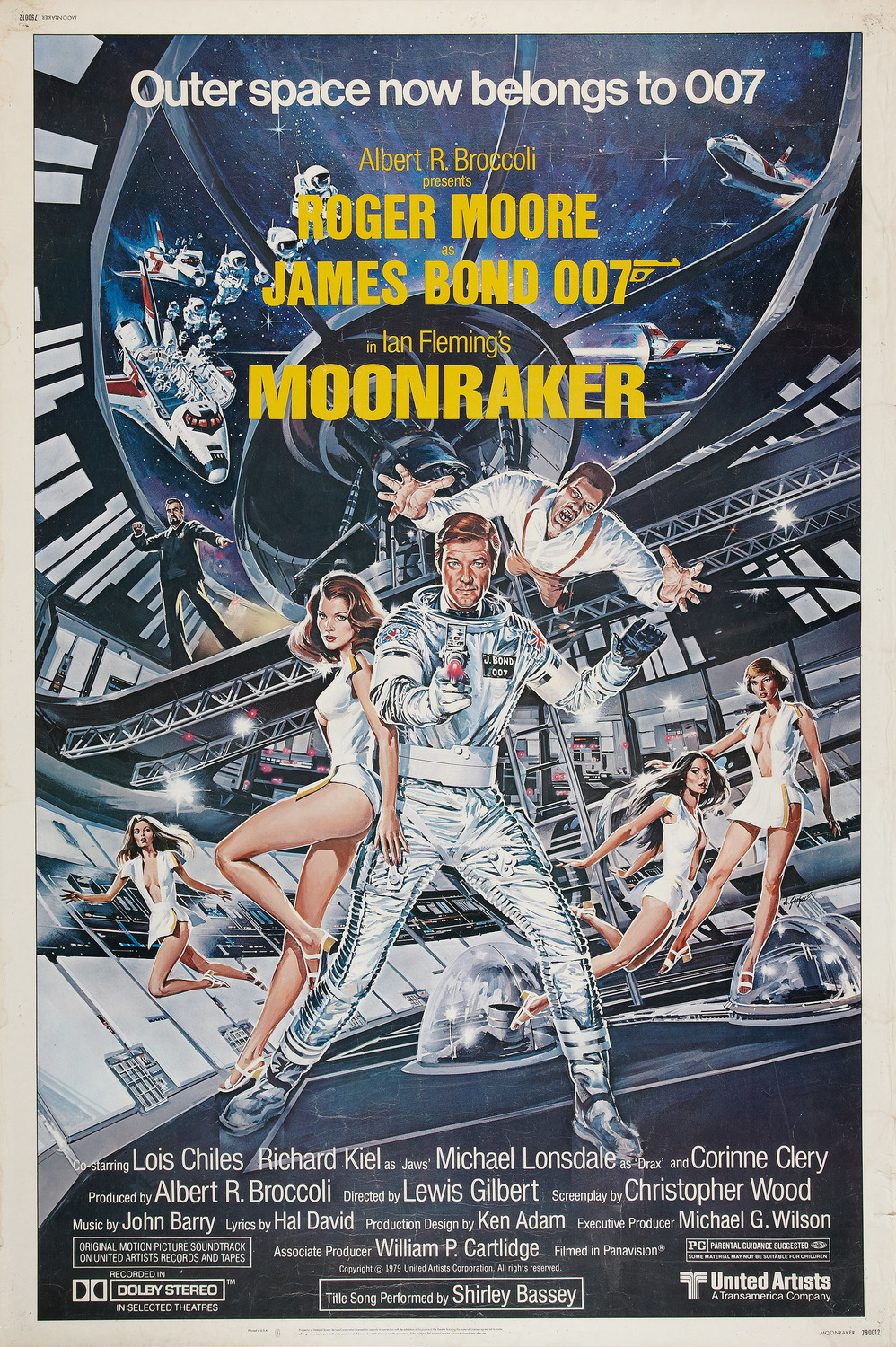 Extra Large Movie Poster Image for Moonraker (#2 of 5)