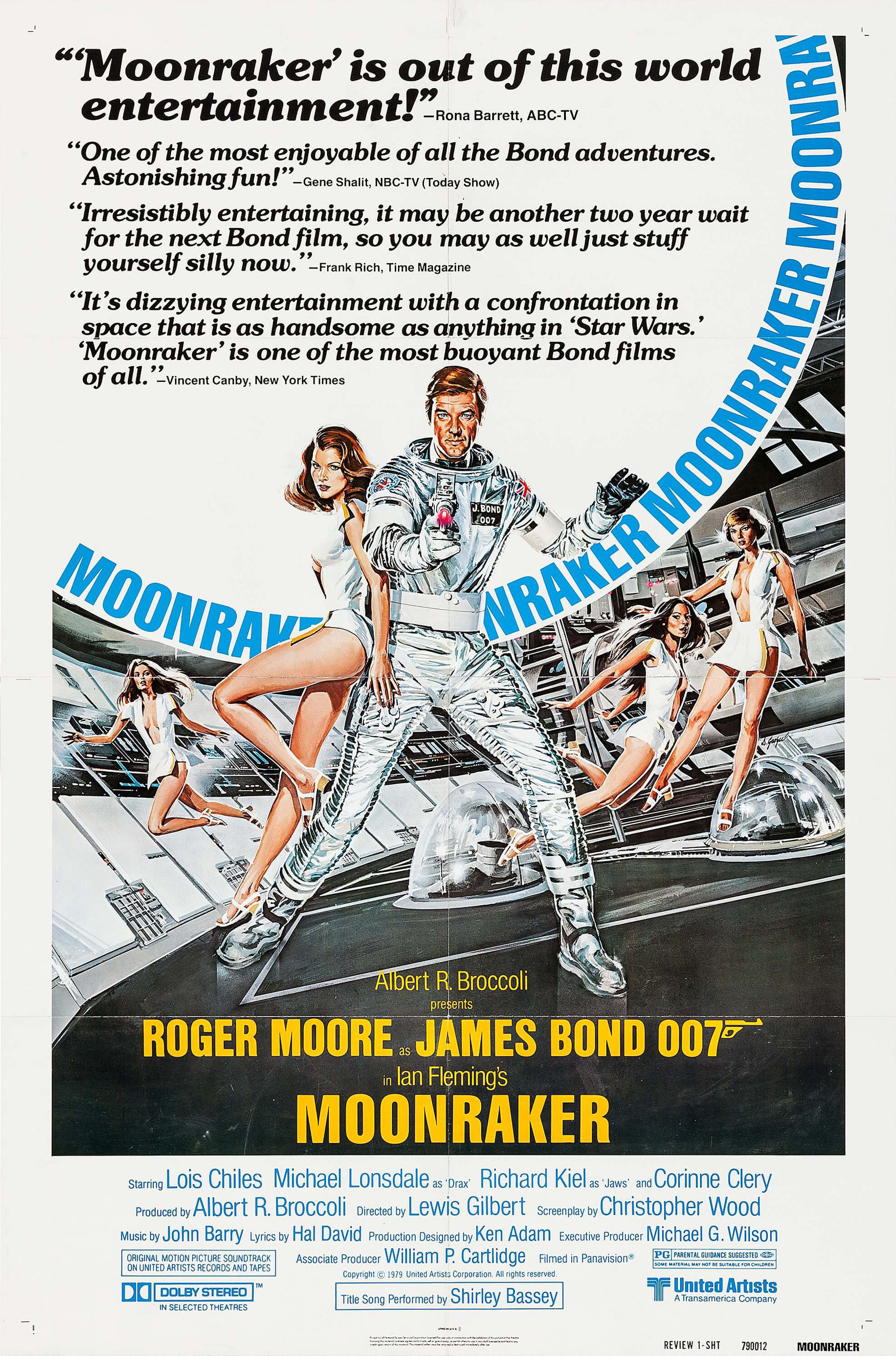 Mega Sized Movie Poster Image for Moonraker (#3 of 5)