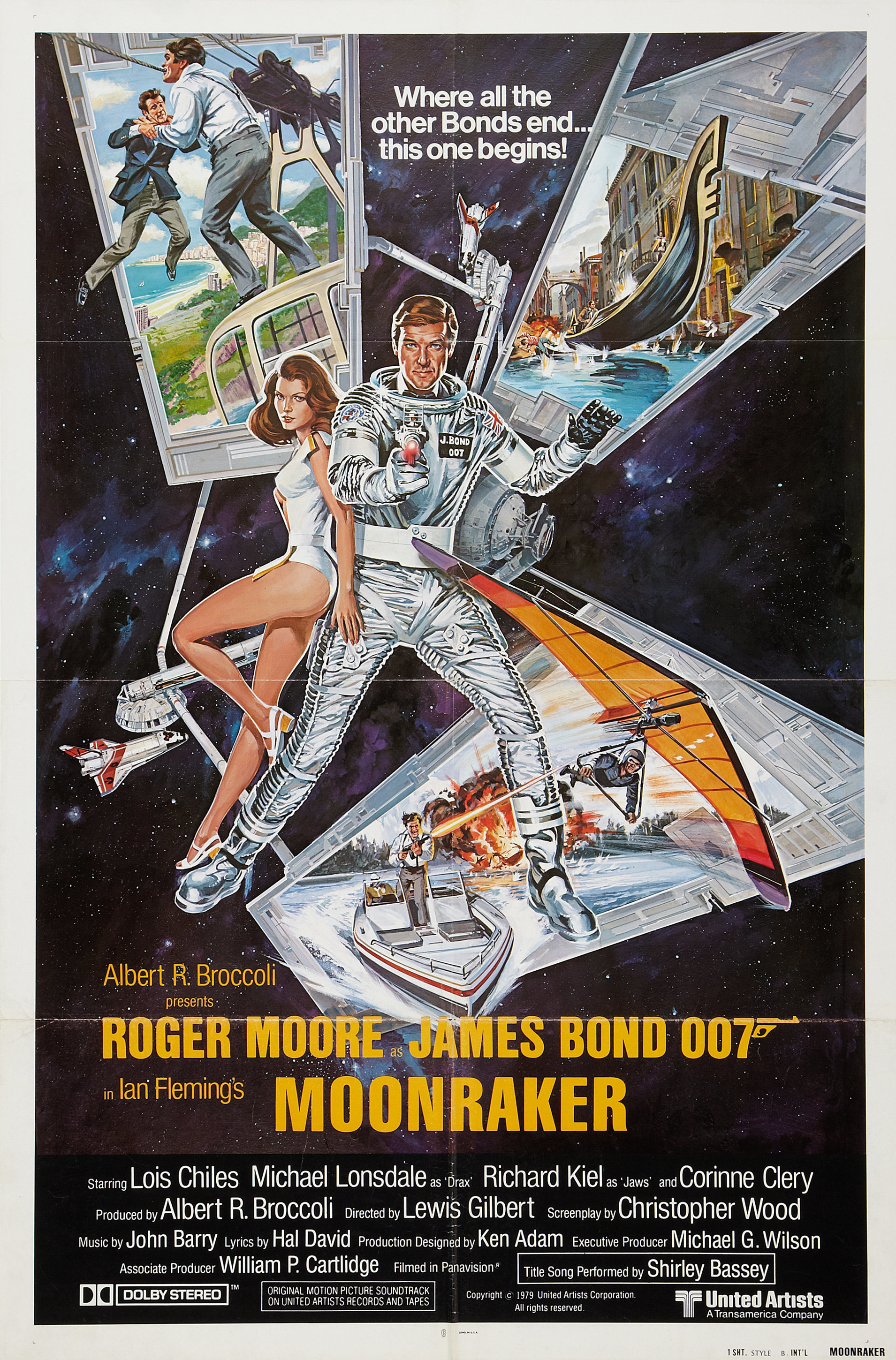 Mega Sized Movie Poster Image for Moonraker (#5 of 5)