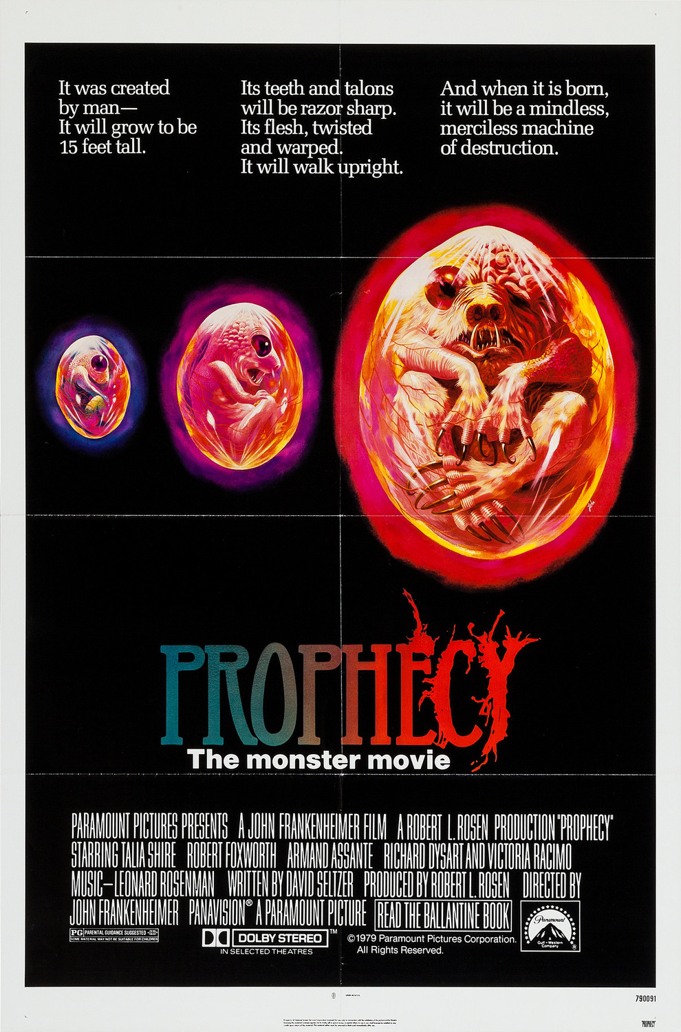 Extra Large Movie Poster Image for Prophecy (#2 of 2)