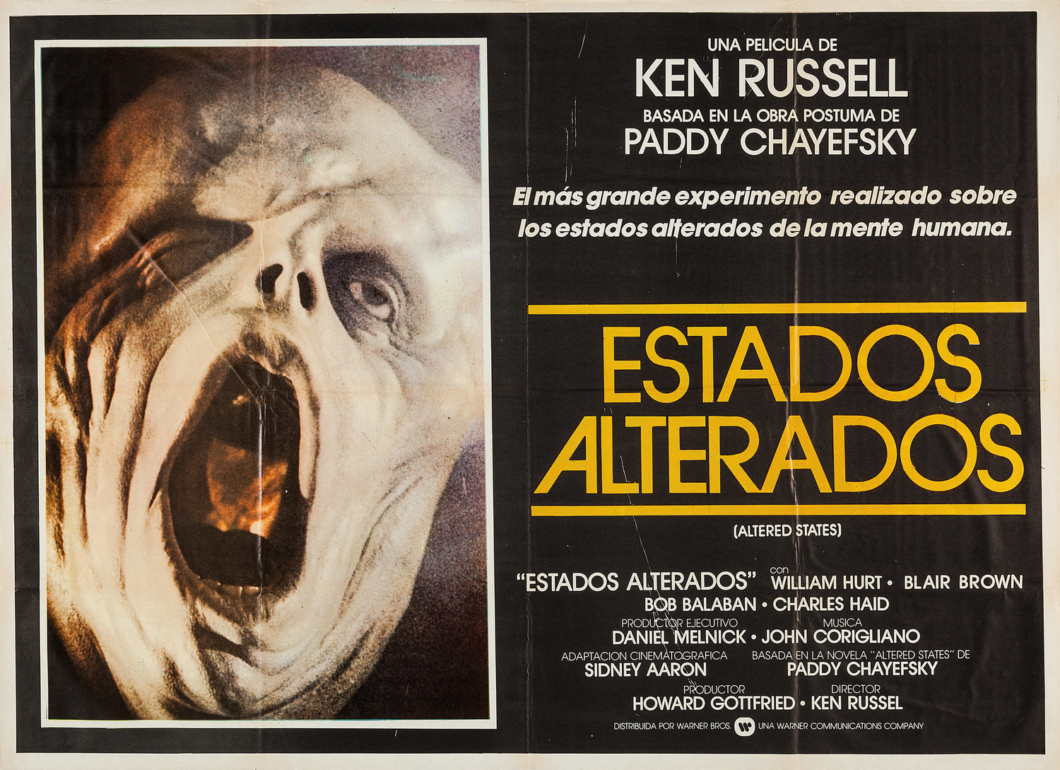 Extra Large Movie Poster Image for Altered States (#2 of 3)