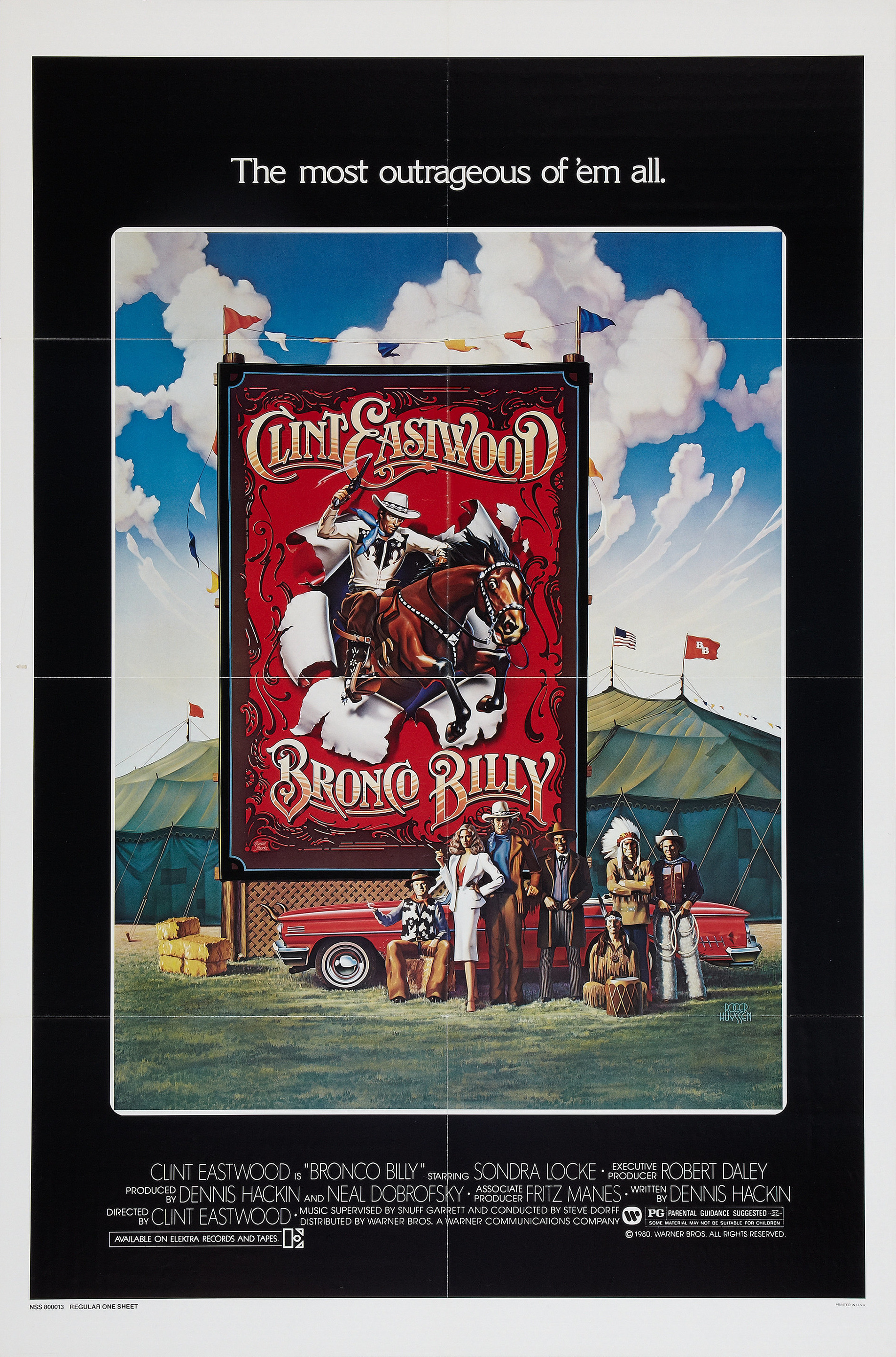 Mega Sized Movie Poster Image for Bronco Billy (#1 of 6)