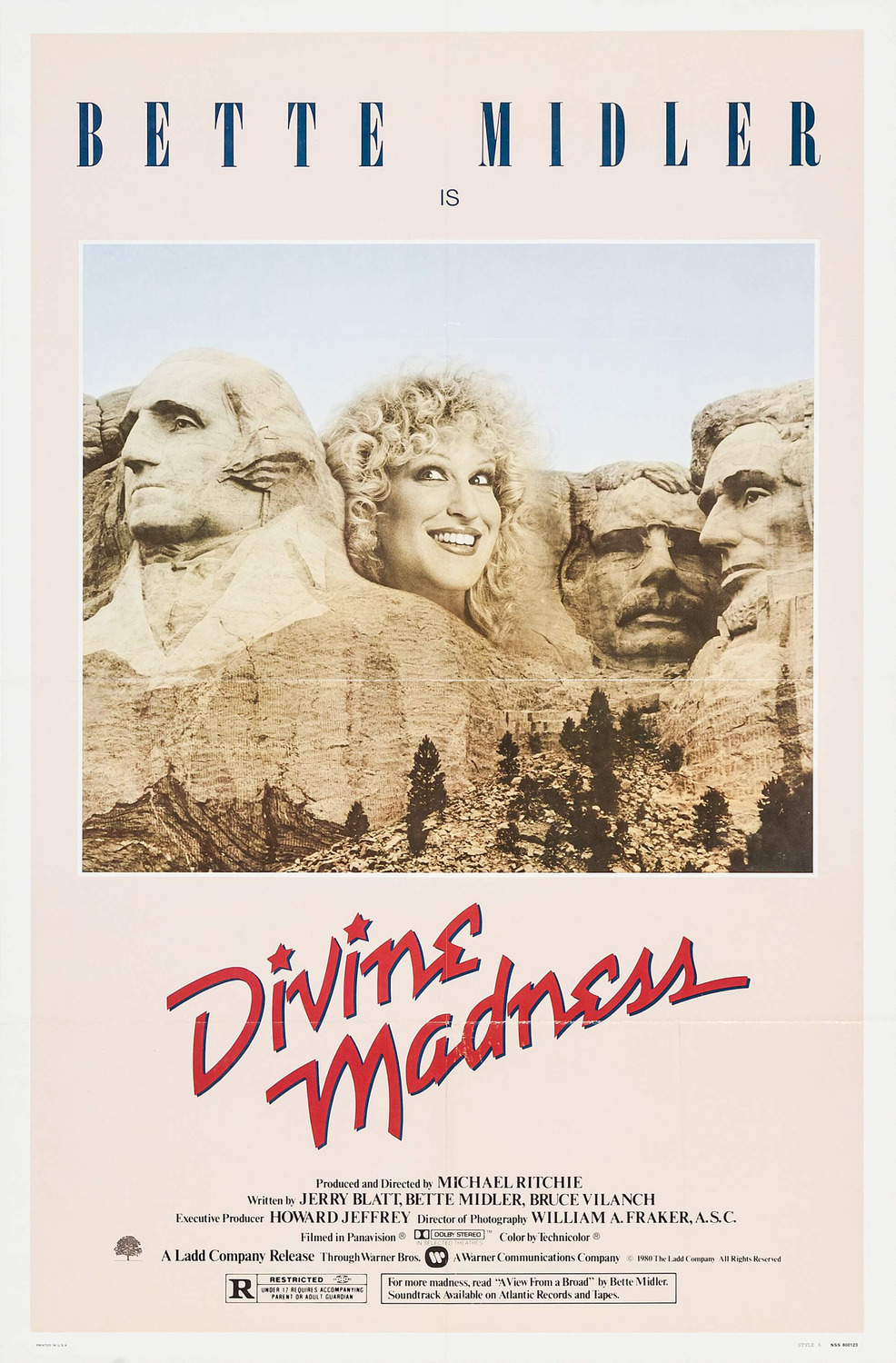 Extra Large Movie Poster Image for Divine Madness! (#2 of 2)