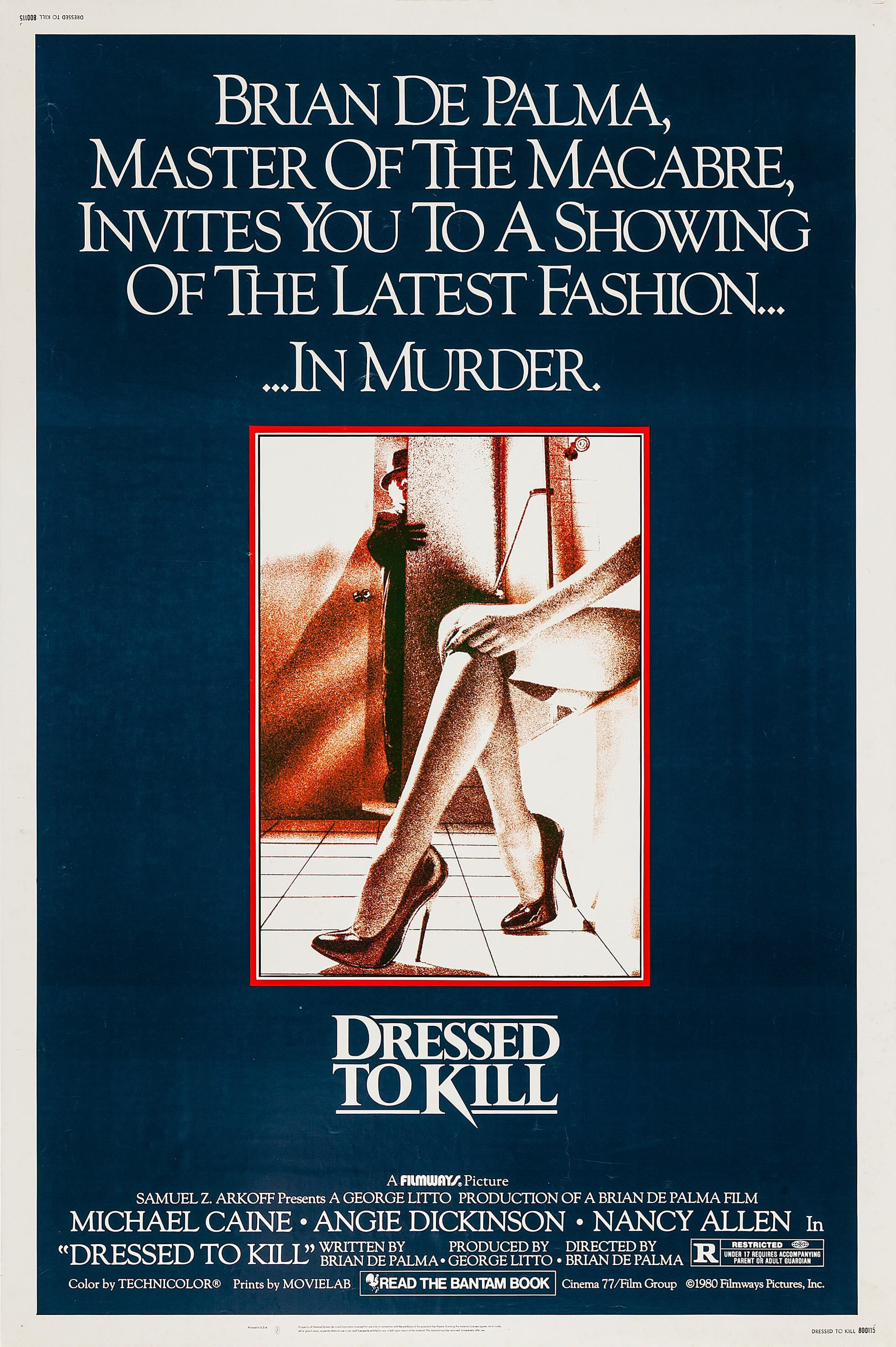 Mega Sized Movie Poster Image for Dressed to Kill (#1 of 4)
