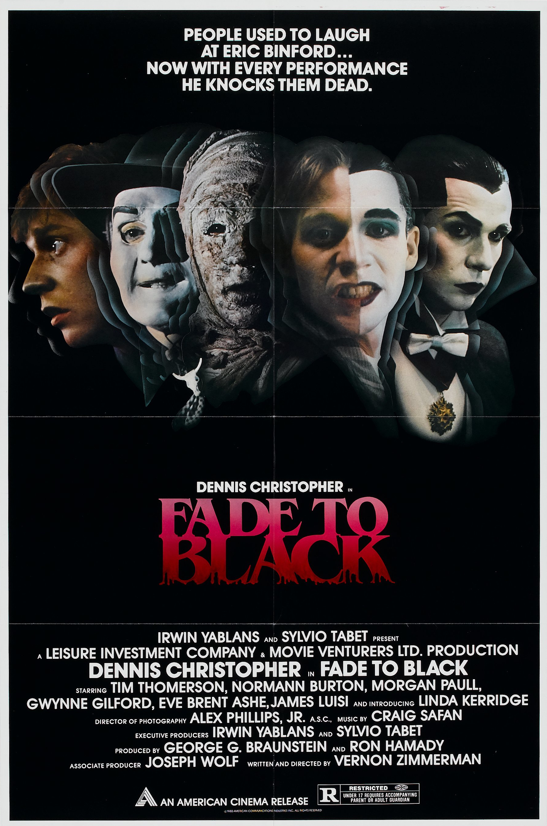 Mega Sized Movie Poster Image for Fade to Black (#1 of 2)