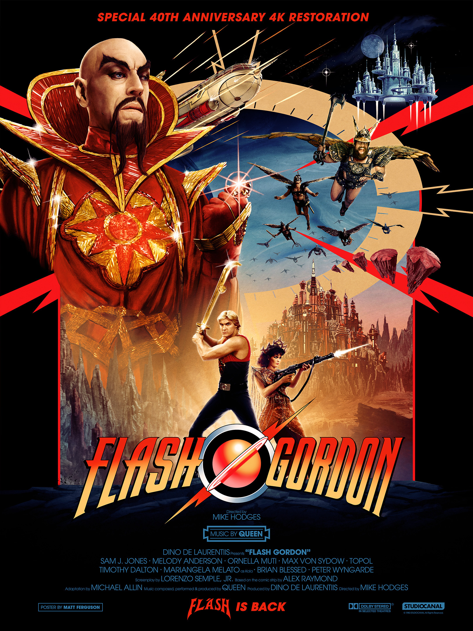 Mega Sized Movie Poster Image for Flash Gordon (#11 of 11)