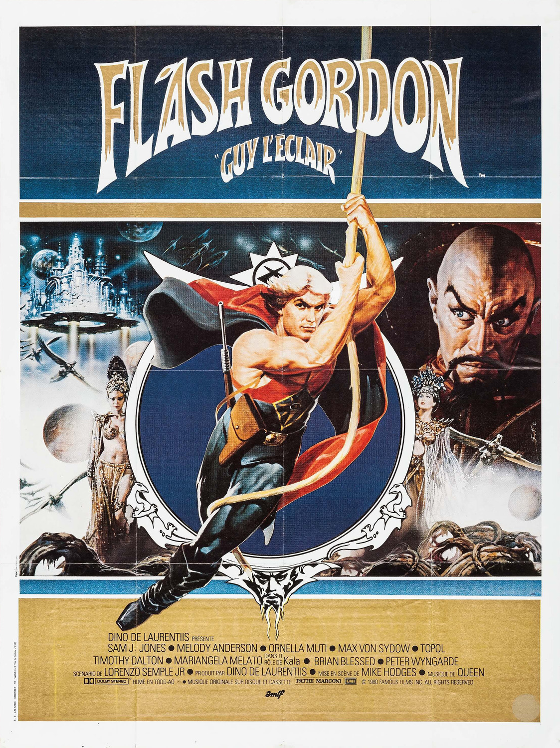 Extra Large Movie Poster Image for Flash Gordon (#8 of 11)