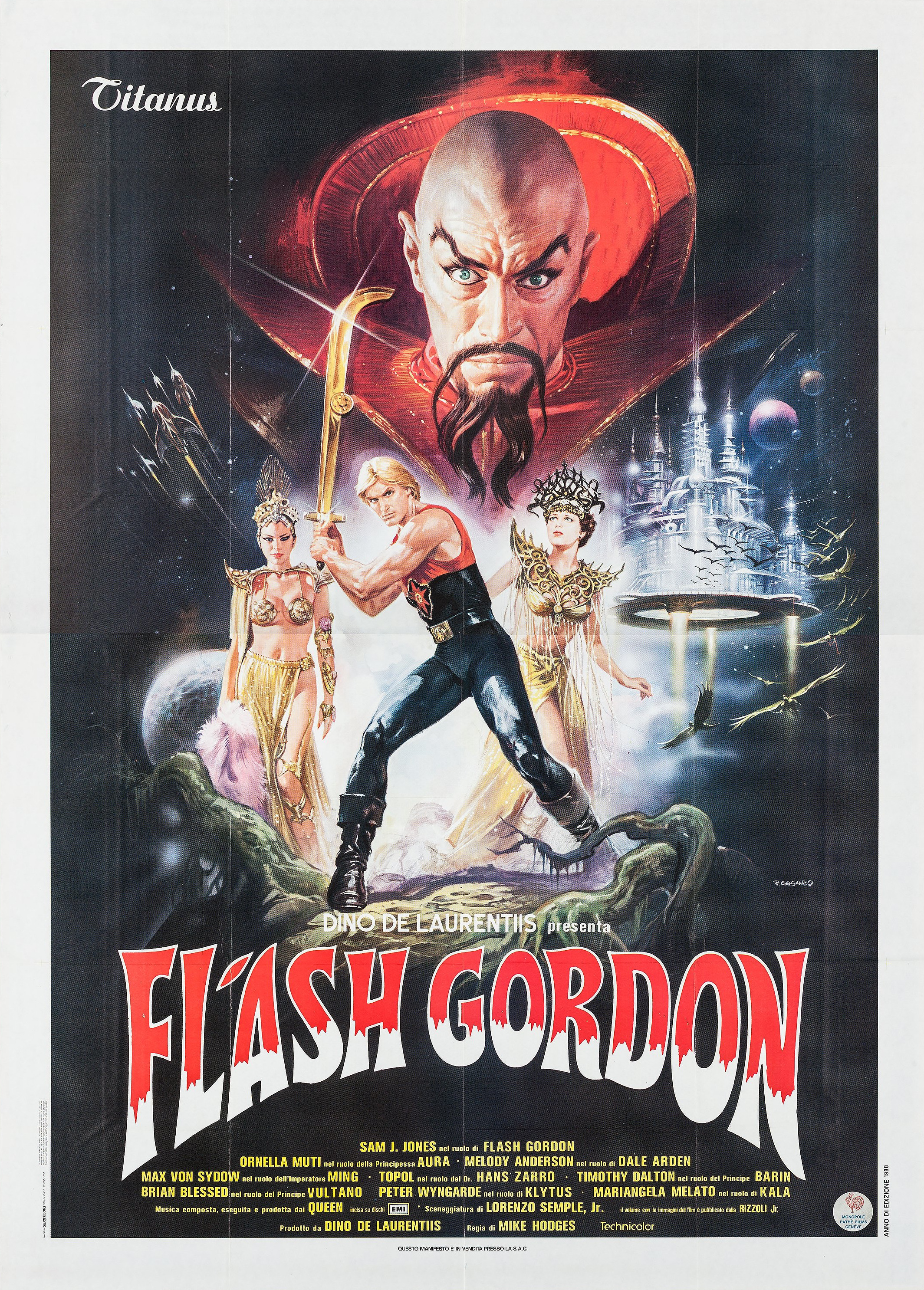 Mega Sized Movie Poster Image for Flash Gordon (#9 of 11)