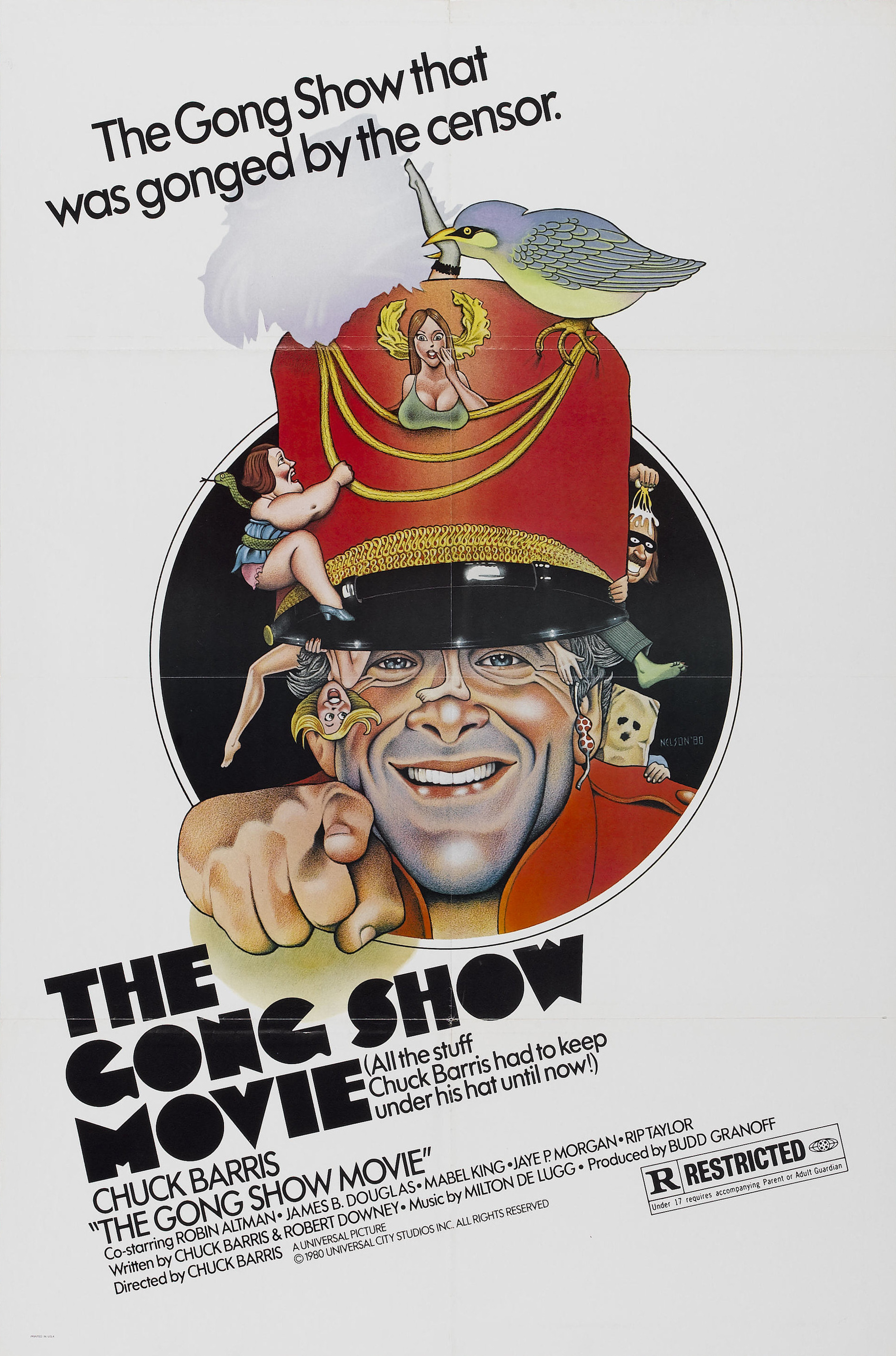 Mega Sized Movie Poster Image for The Gong Show Movie 