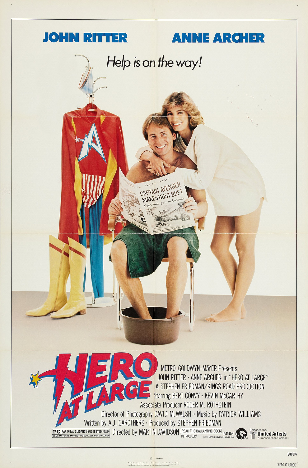 Extra Large Movie Poster Image for Hero at Large 