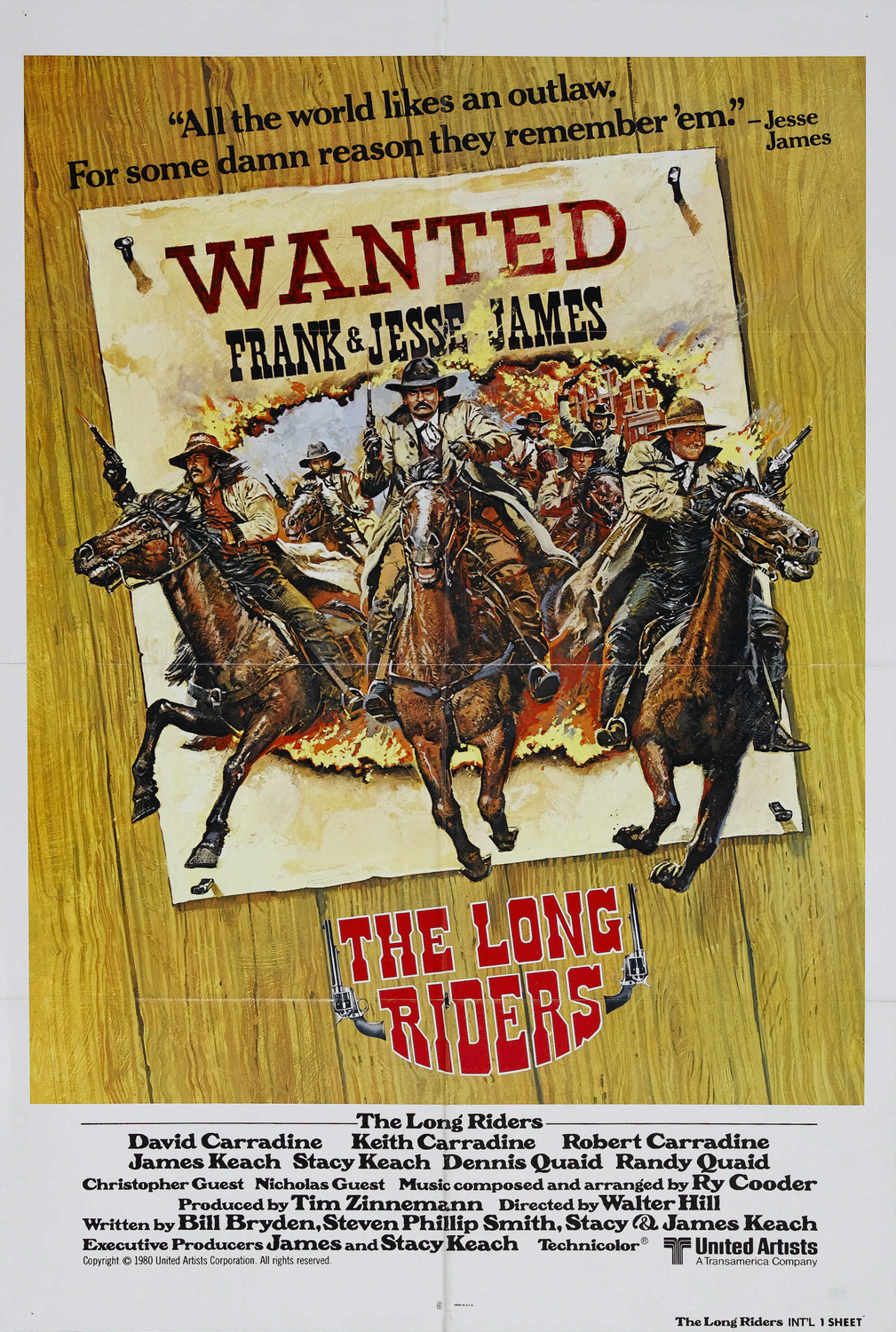 Extra Large Movie Poster Image for The Long Riders (#1 of 4)