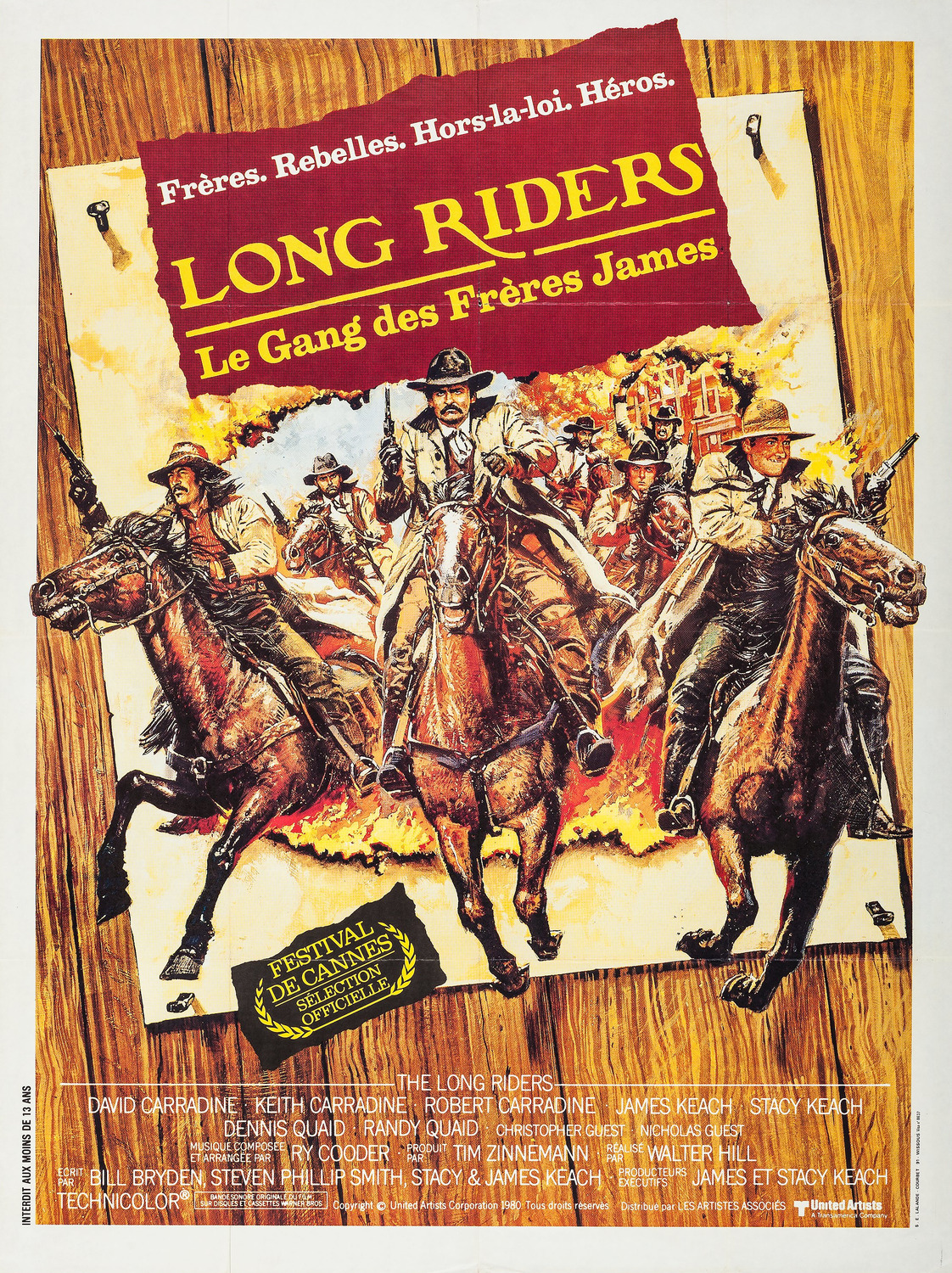 Extra Large Movie Poster Image for The Long Riders (#4 of 4)