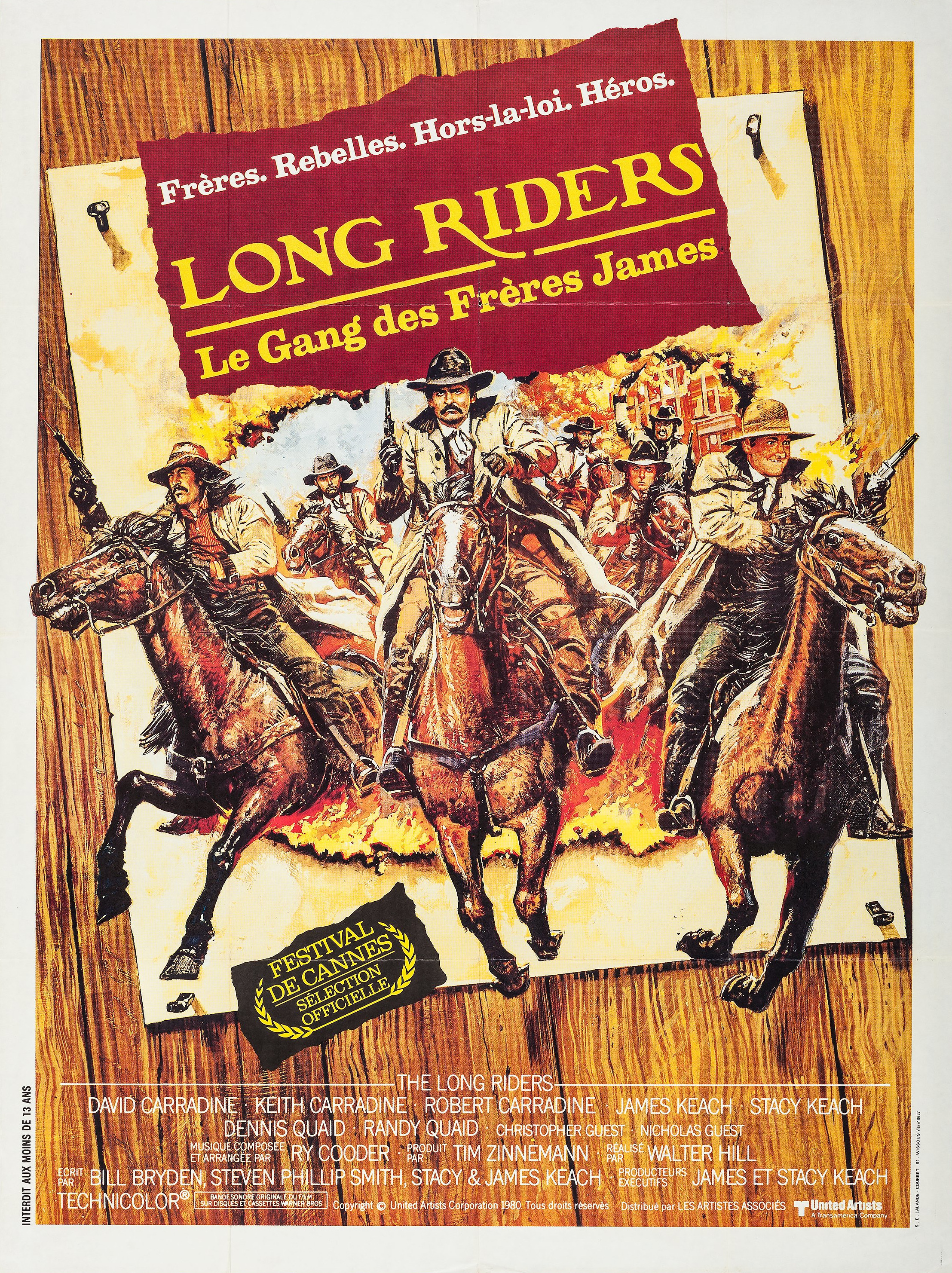 Mega Sized Movie Poster Image for The Long Riders (#4 of 4)