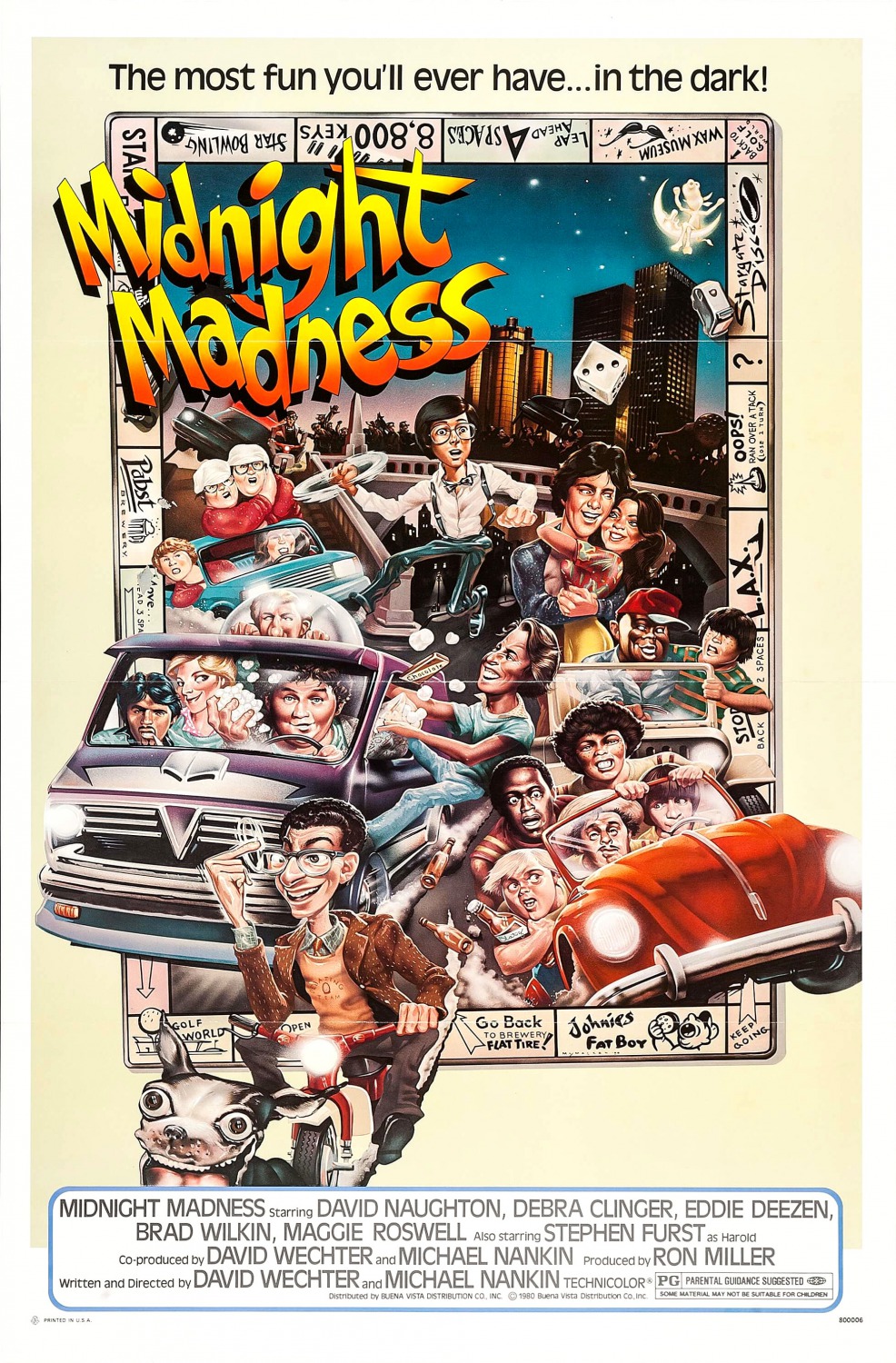 Extra Large Movie Poster Image for Midnight Madness 