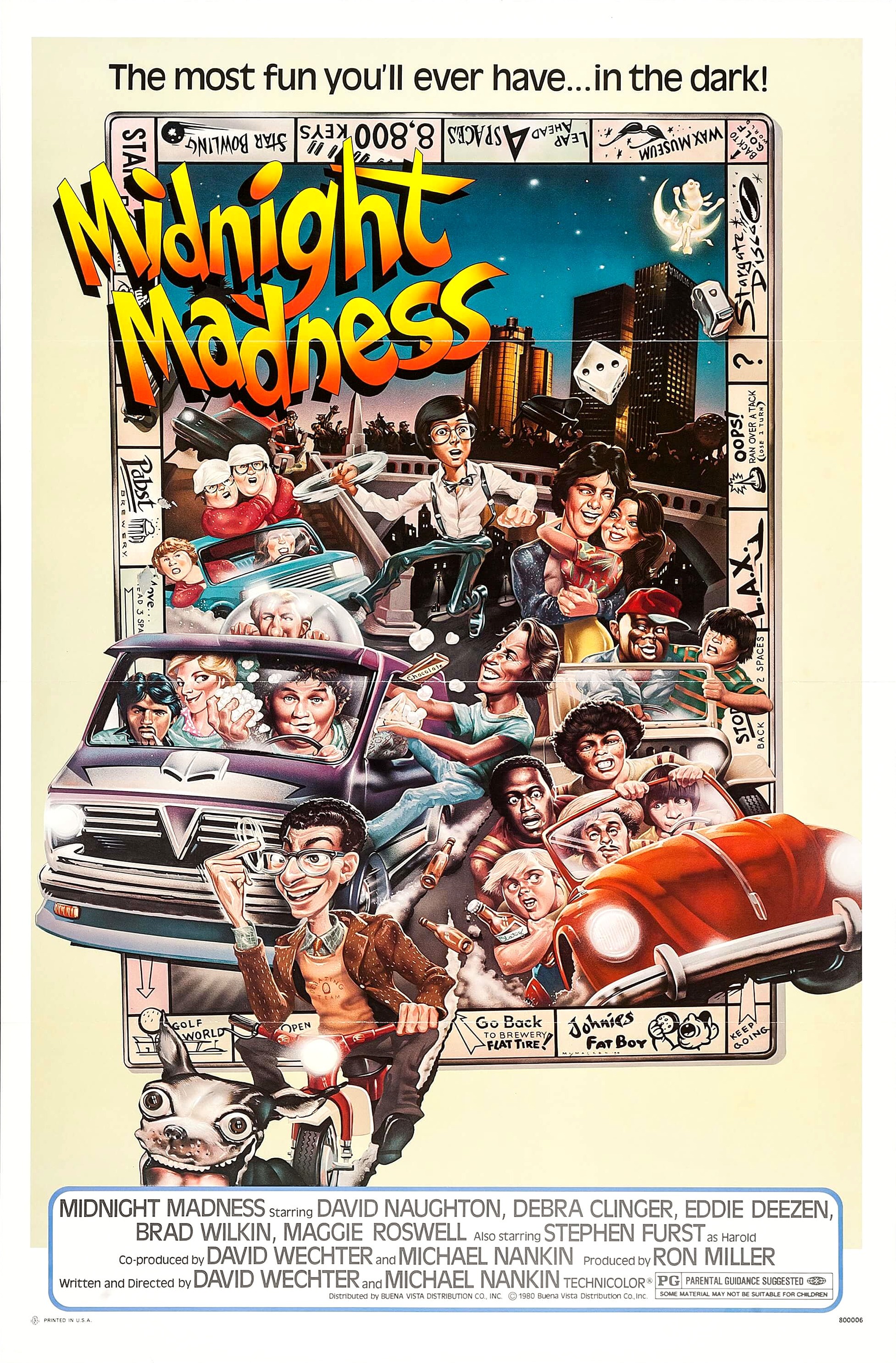 Mega Sized Movie Poster Image for Midnight Madness 