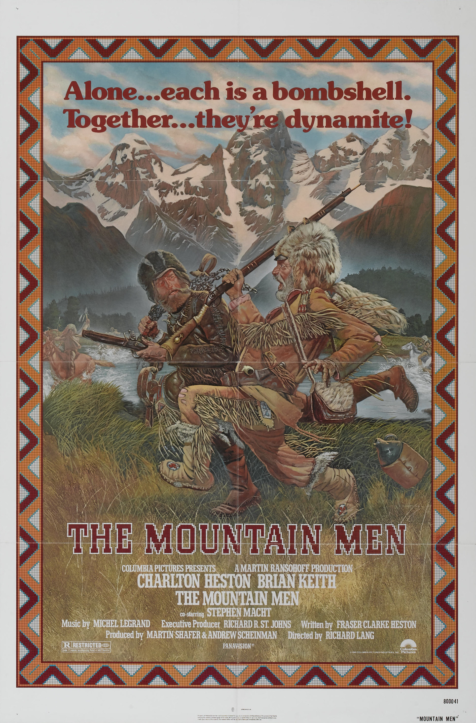 Mega Sized Movie Poster Image for The Mountain Men 