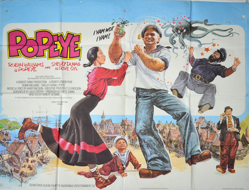 Extra Large Movie Poster Image for Popeye (#3 of 3)