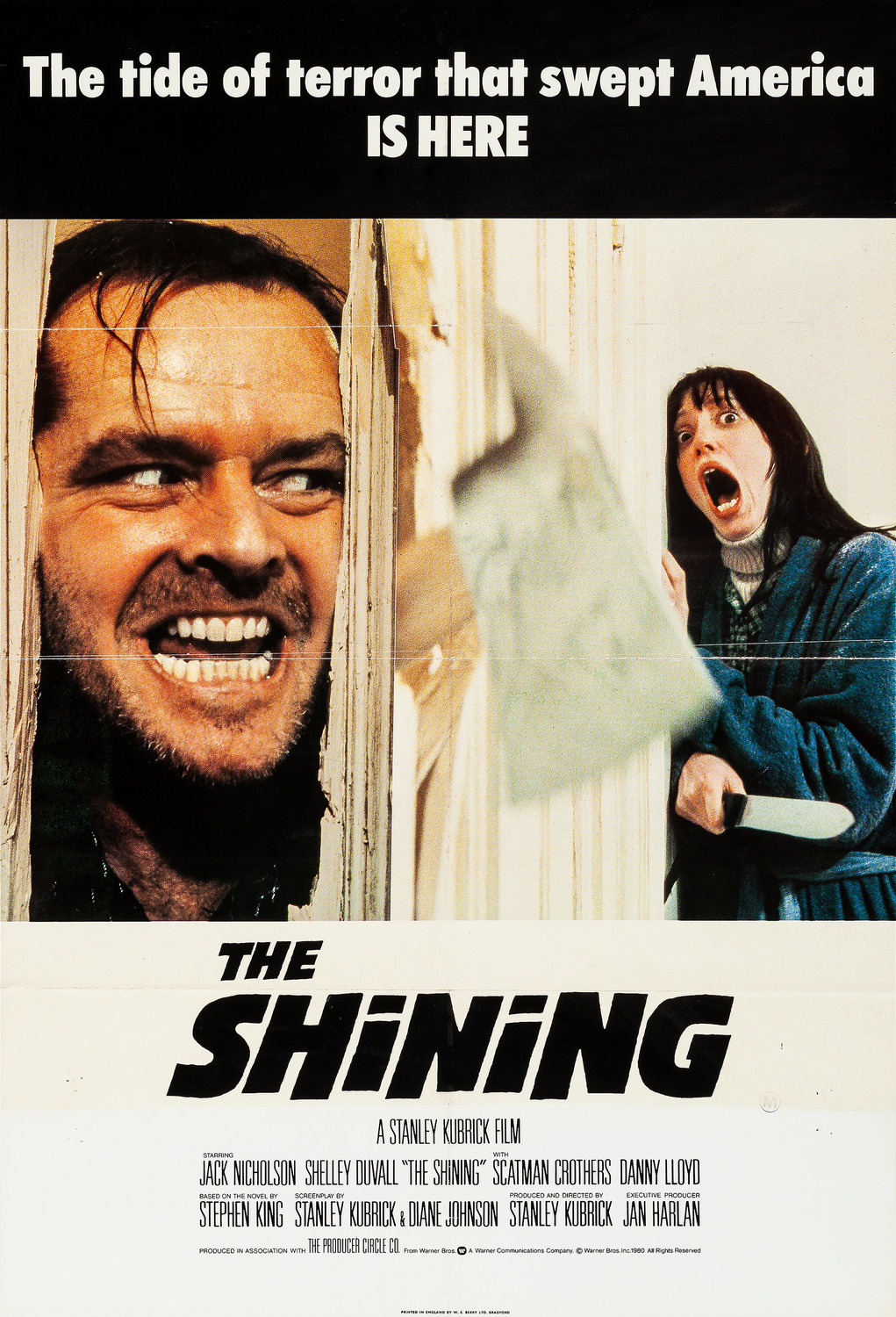 Extra Large Movie Poster Image for The Shining (#2 of 3)