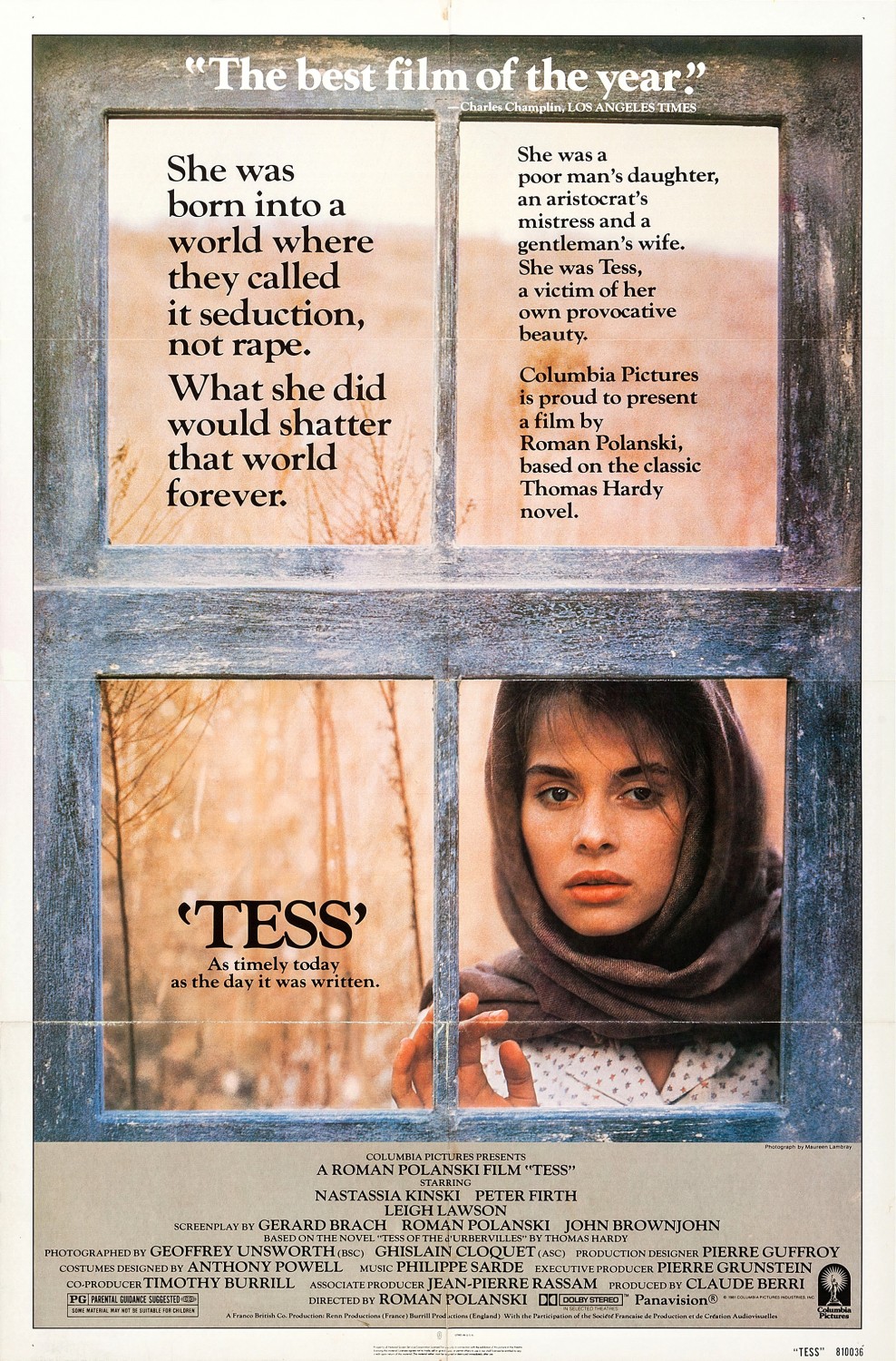 Extra Large Movie Poster Image for Tess (#1 of 2)