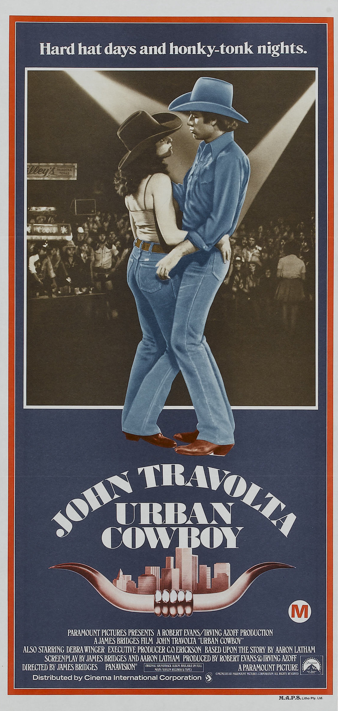 Mega Sized Movie Poster Image for Urban Cowboy (#2 of 3)