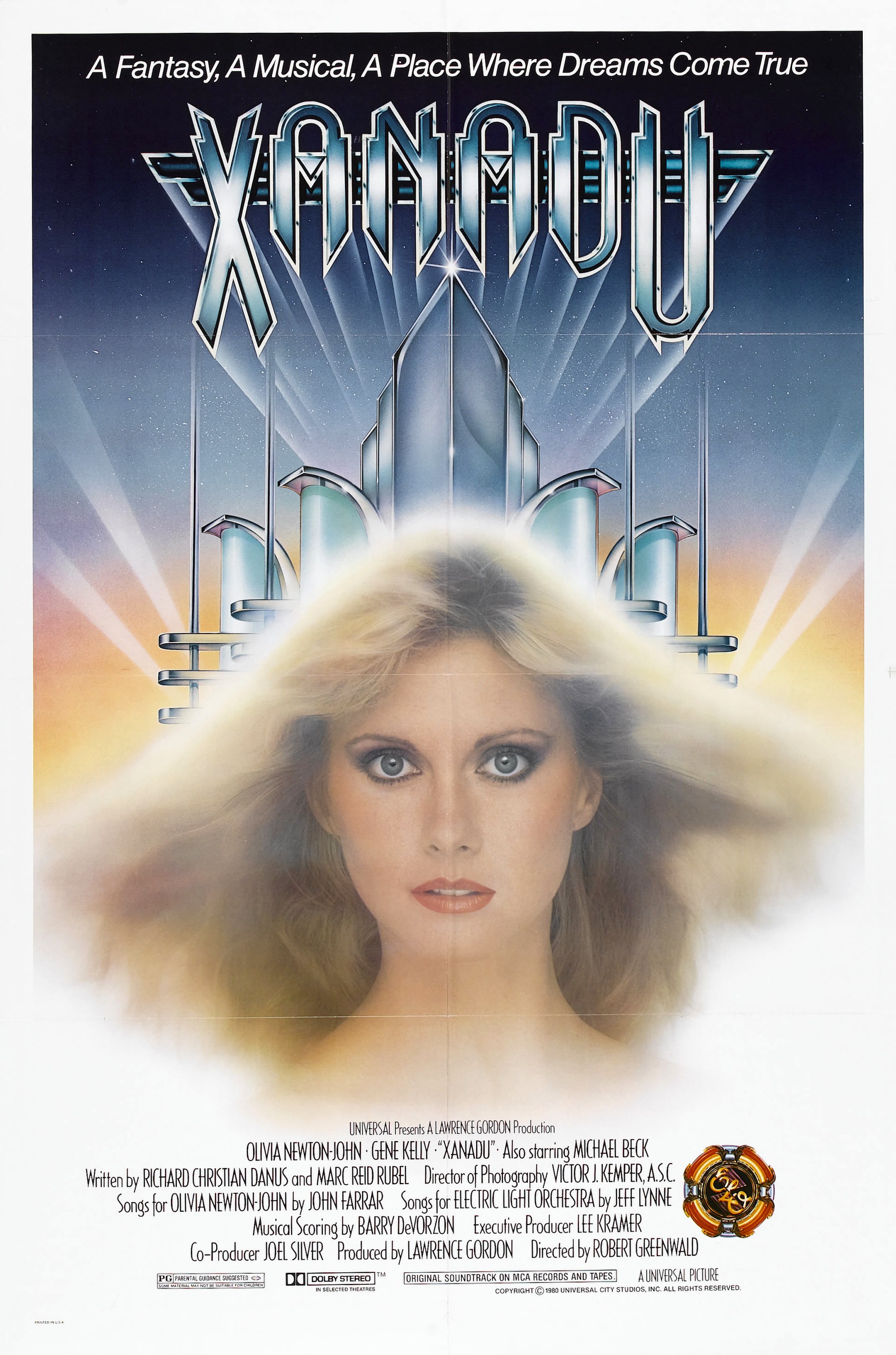 Mega Sized Movie Poster Image for Xanadu (#1 of 2)