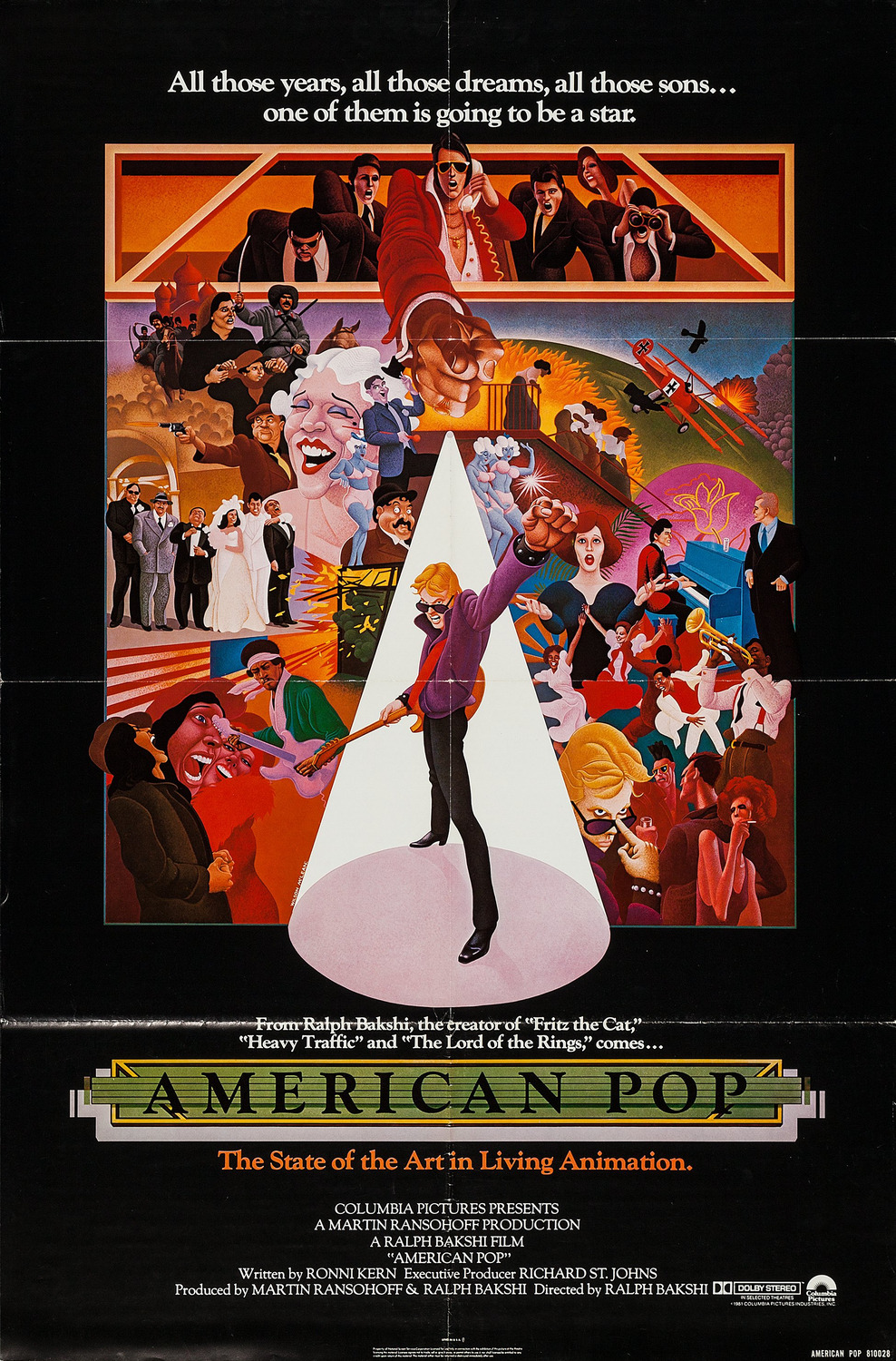Extra Large Movie Poster Image for American Pop (#1 of 2)