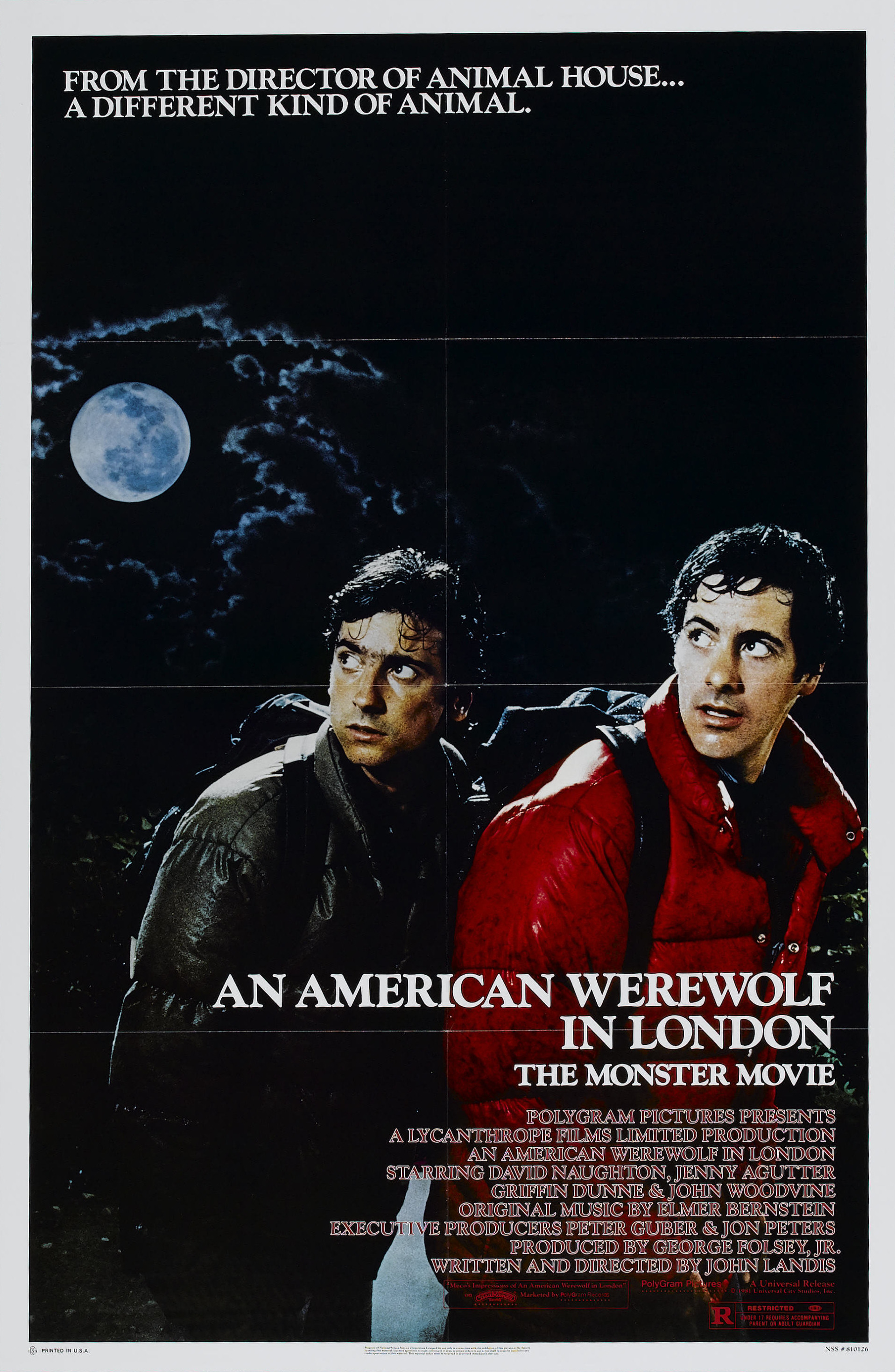 Mega Sized Movie Poster Image for An American Werewolf in London (#1 of 10)