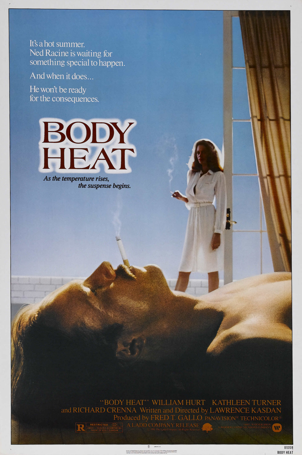 Extra Large Movie Poster Image for Body Heat (#1 of 3)