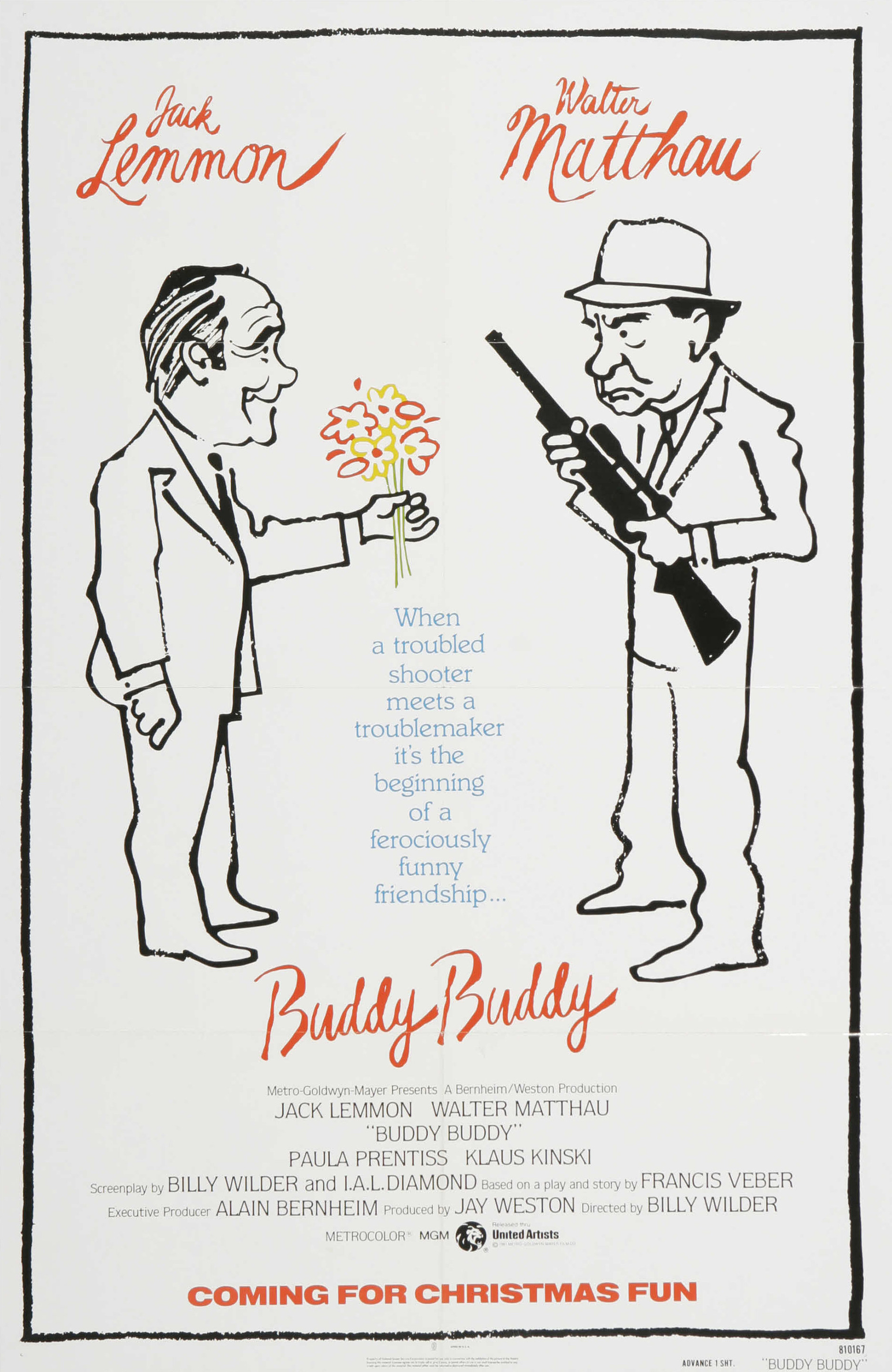 Mega Sized Movie Poster Image for Buddy Buddy (#2 of 2)