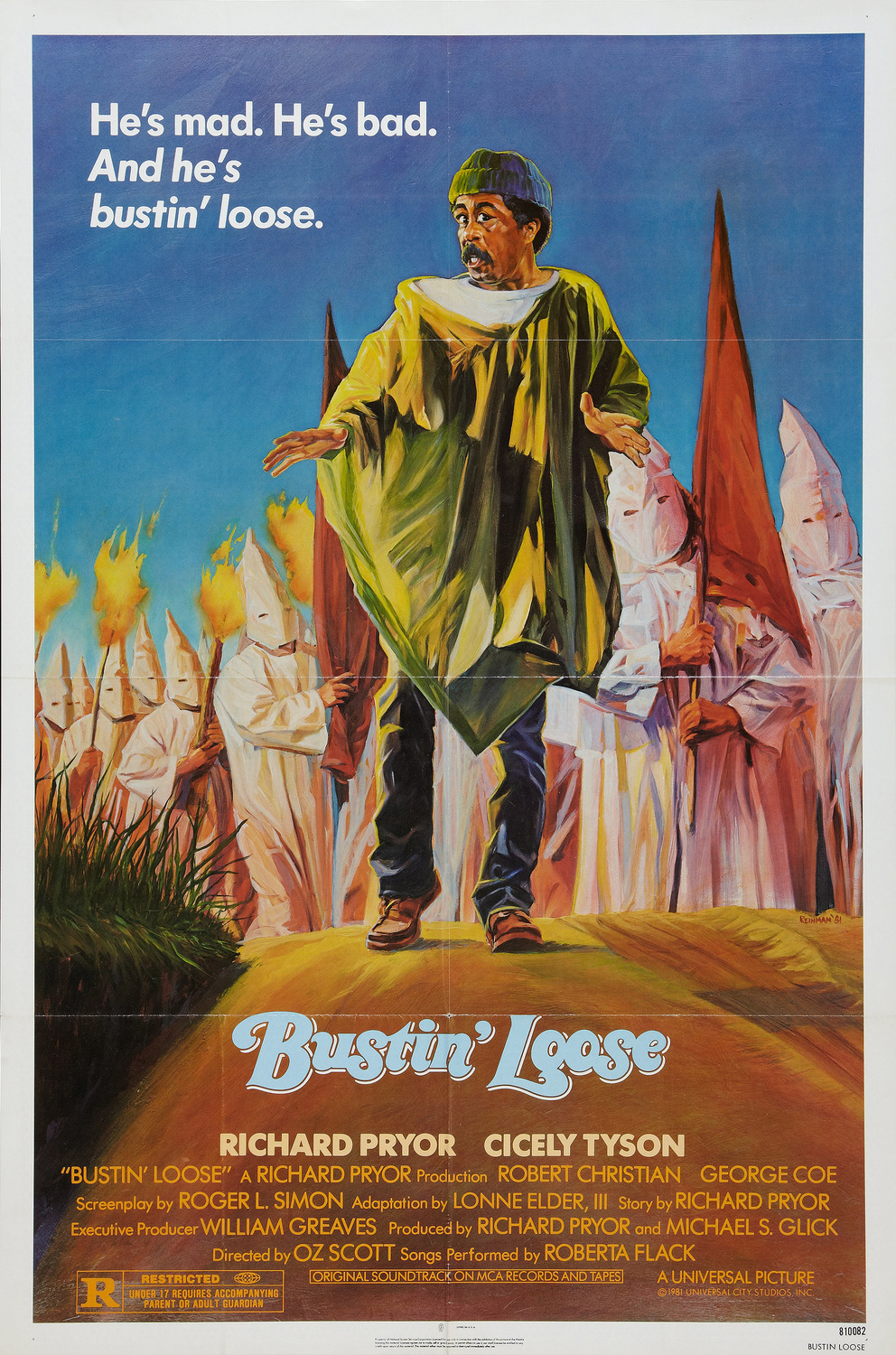 Extra Large Movie Poster Image for Bustin' Loose 