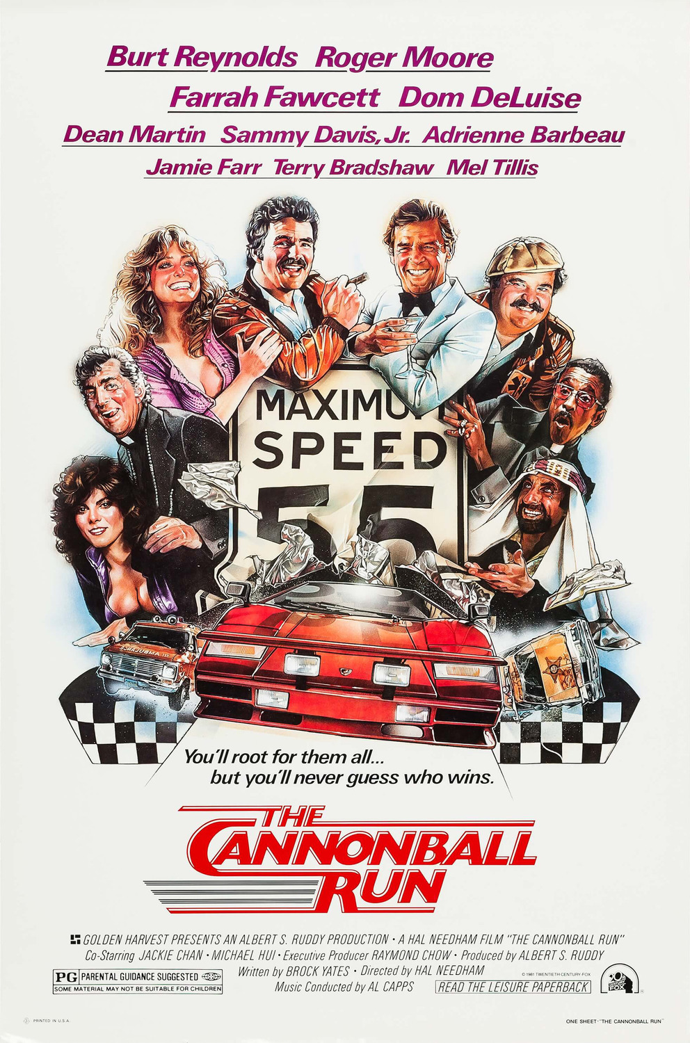 Extra Large Movie Poster Image for The Cannonball Run (#1 of 2)