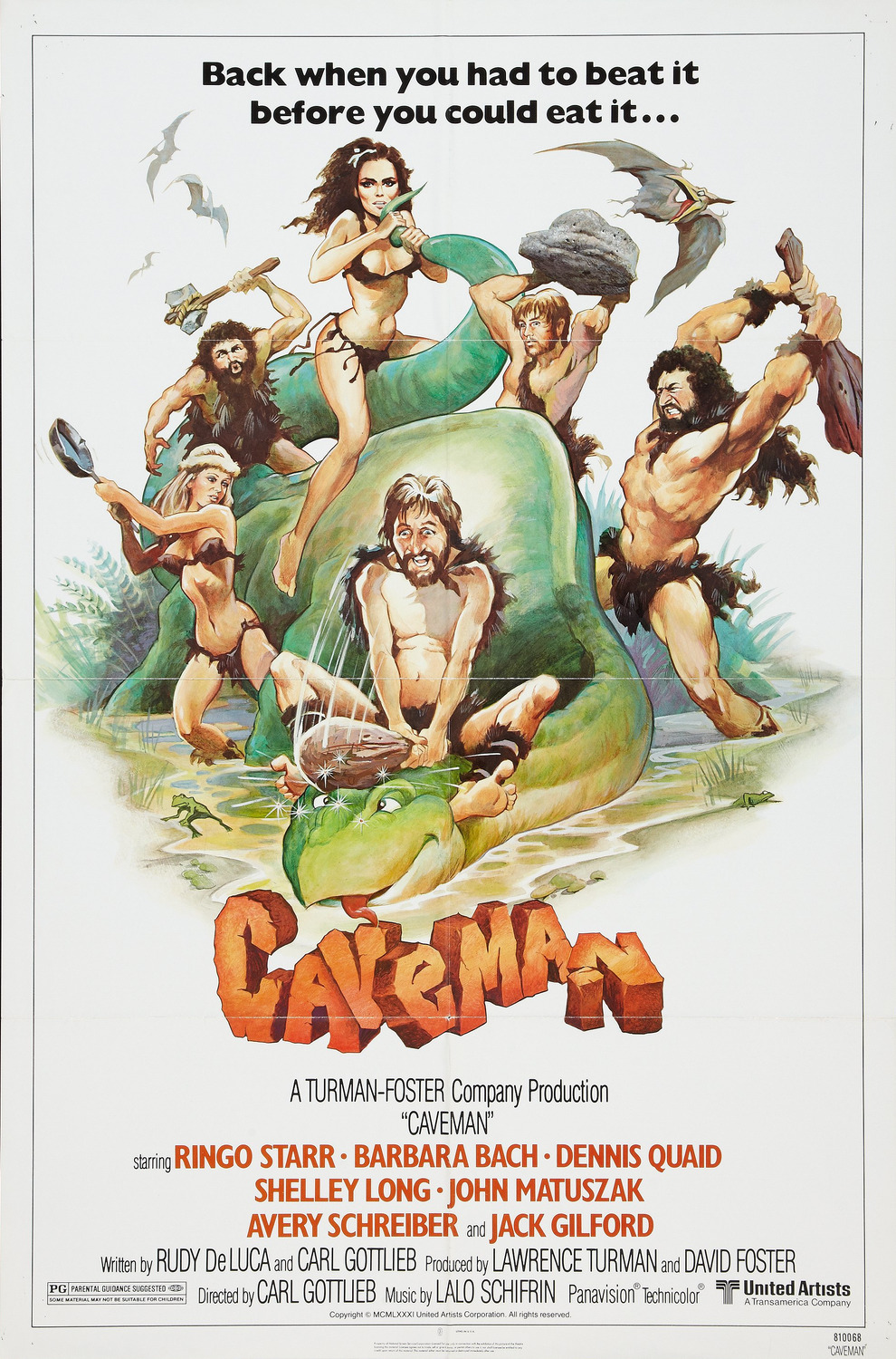 Extra Large Movie Poster Image for Caveman (#1 of 2)
