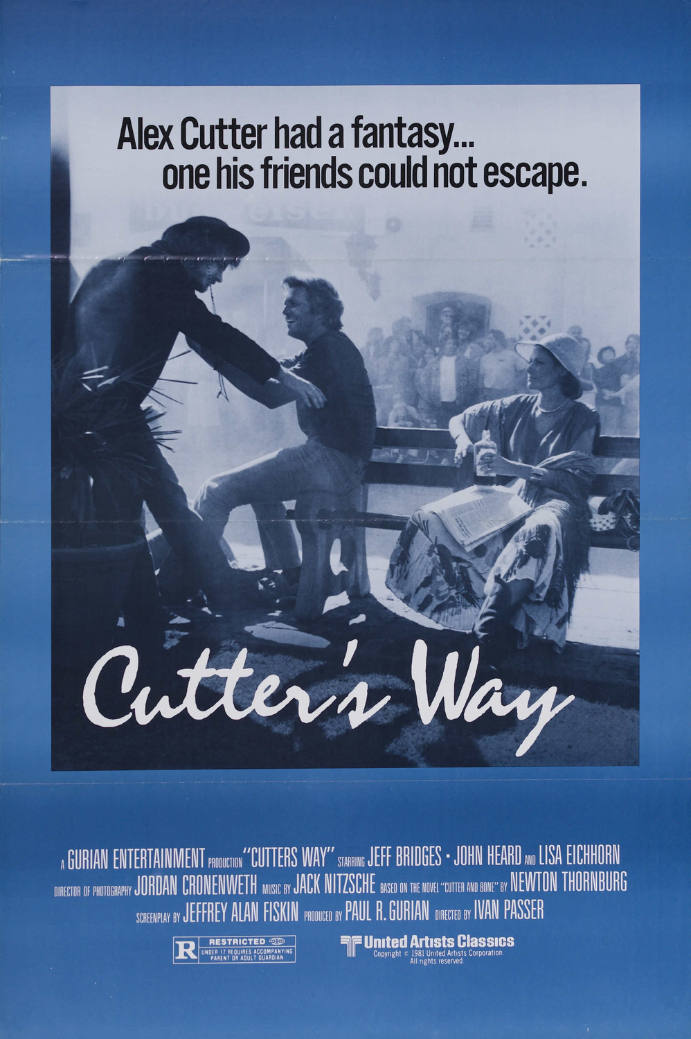 Extra Large Movie Poster Image for Cutter's Way (#1 of 2)