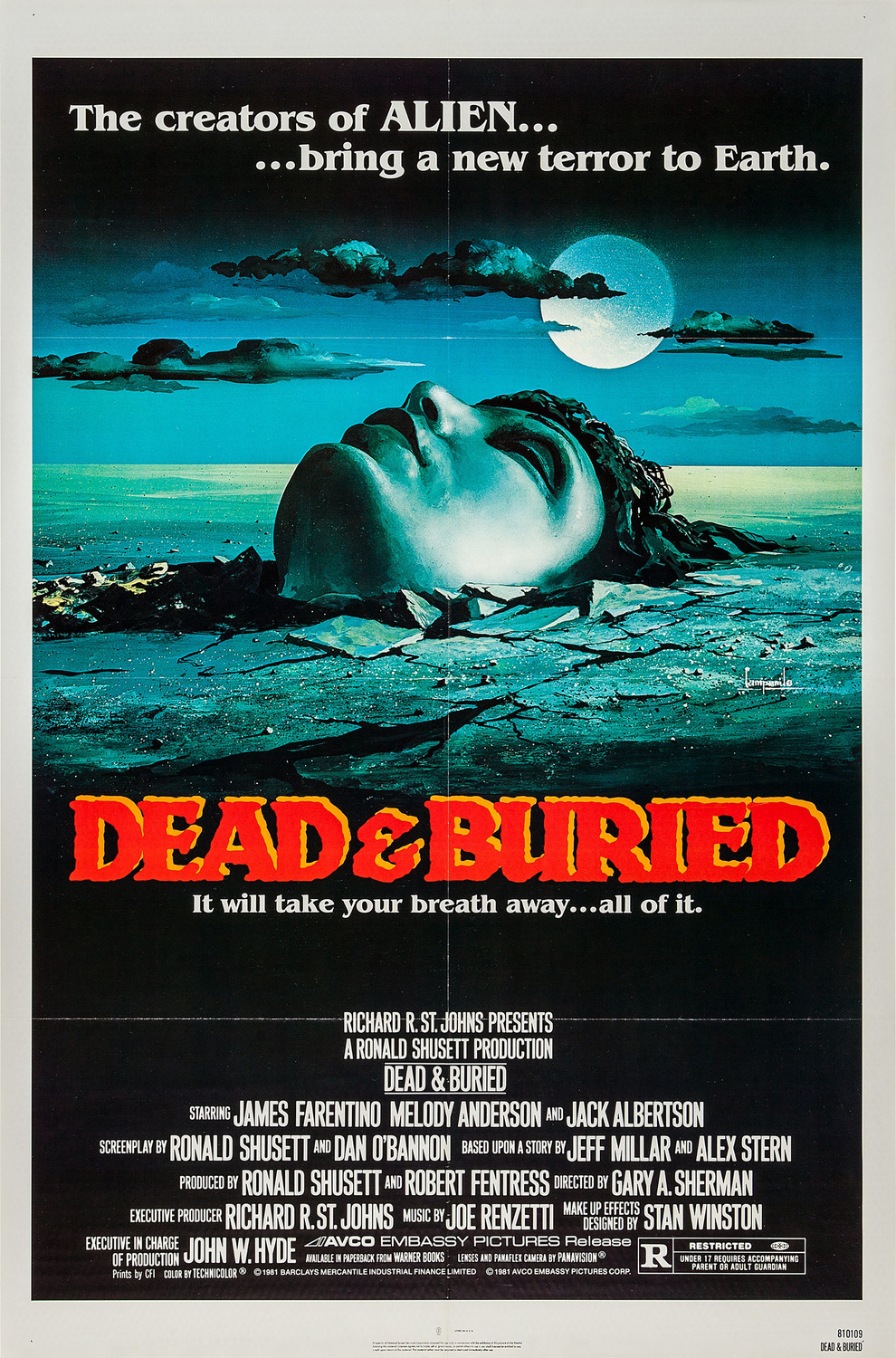Extra Large Movie Poster Image for Dead & Buried (#1 of 2)